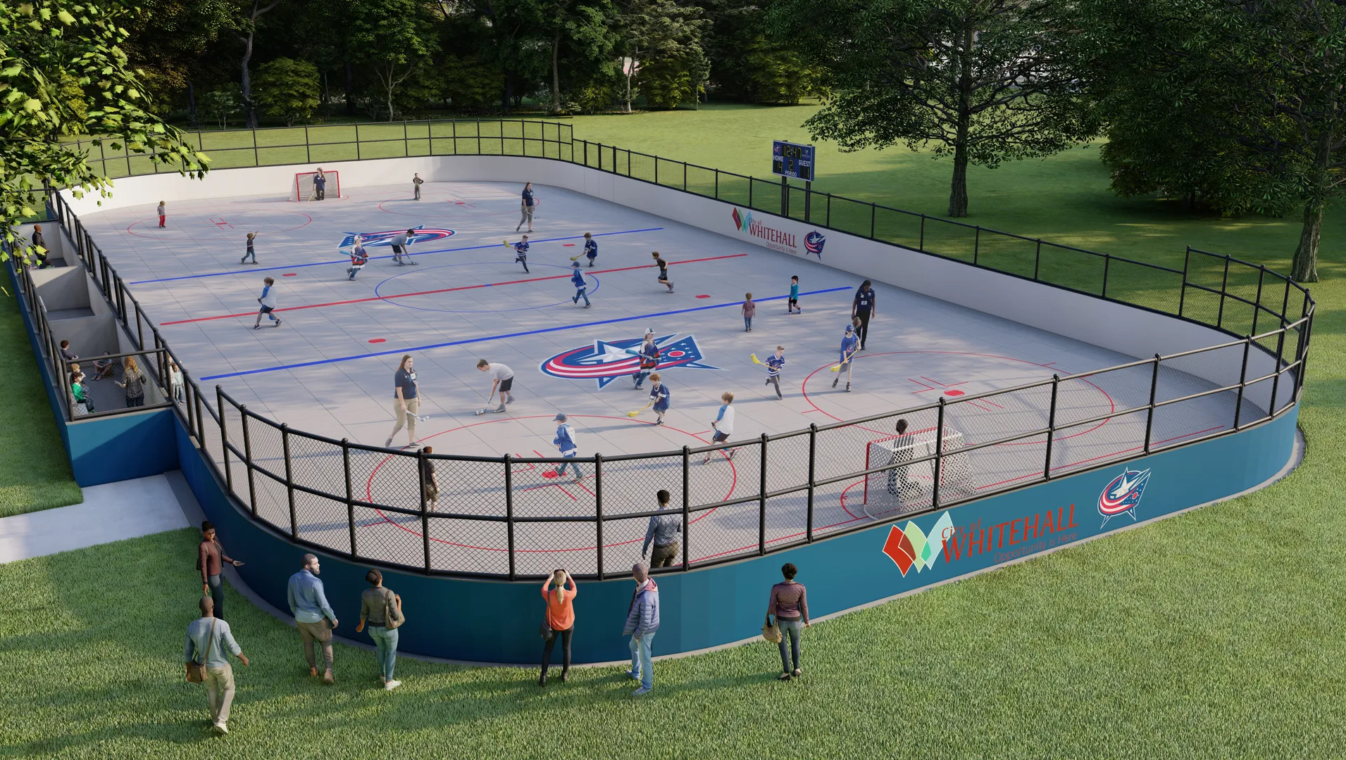 Fundraiser by Kevin Fitzpatrick : Build a Roller Hockey Rink for Local Kids