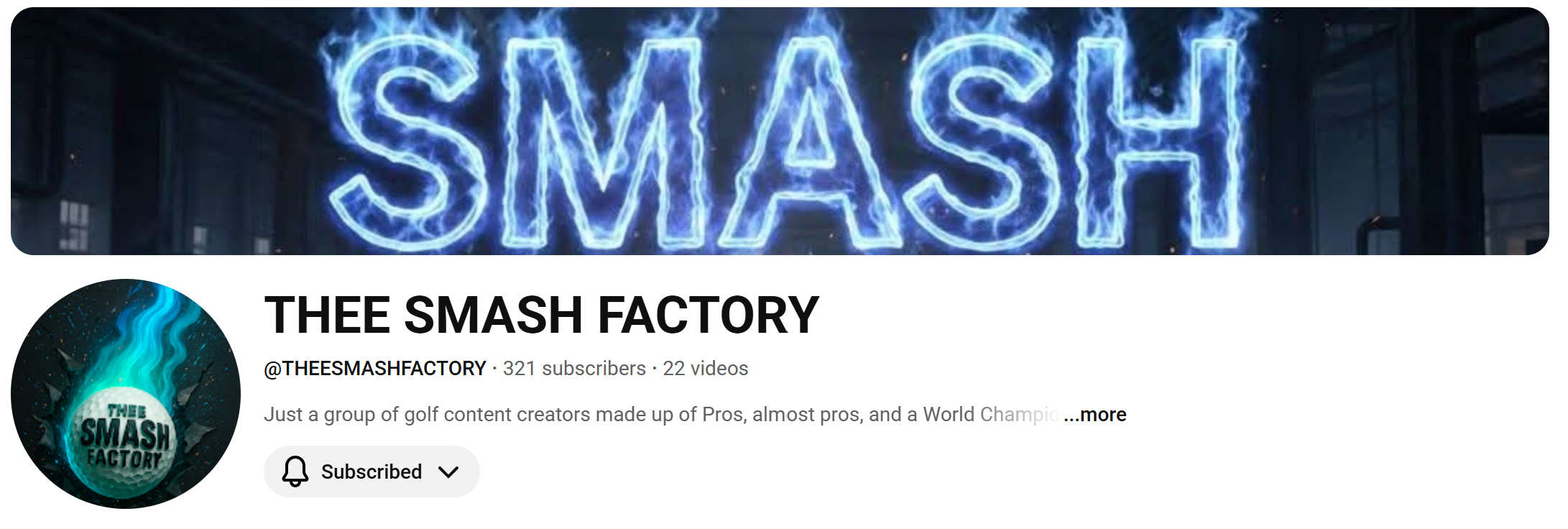 Fundraiser by Bradley Thornton : Support THEE Smash Factory’s Golf Journey