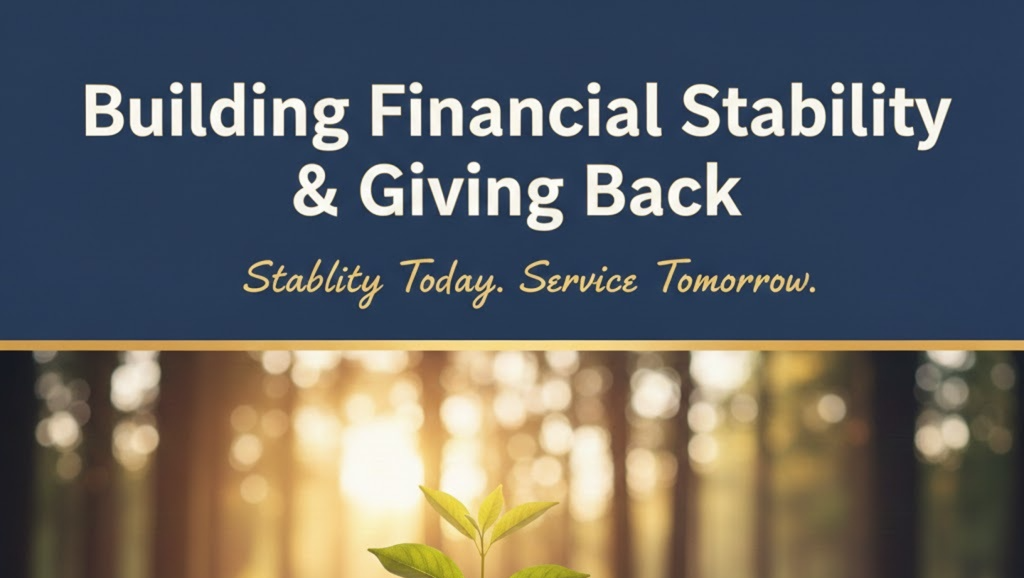 Building Financial Stability and Giving Back photo