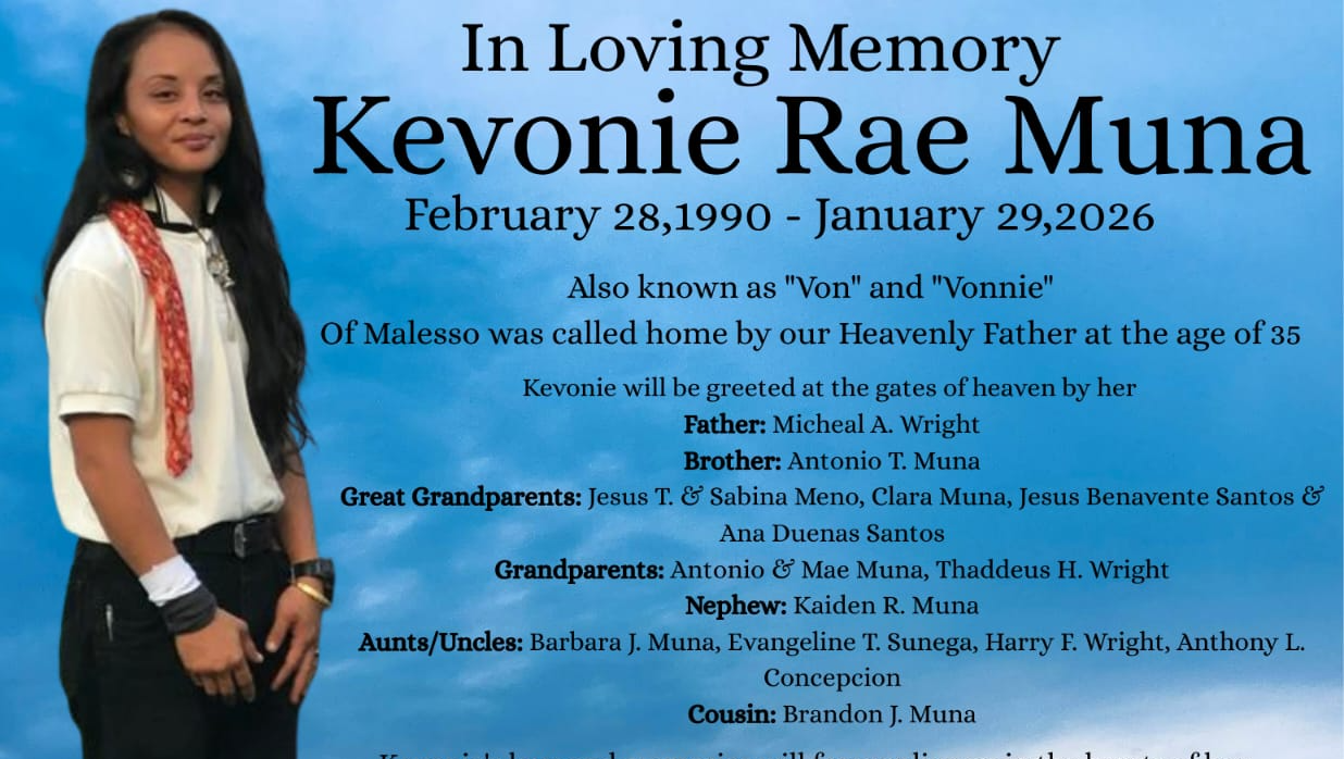 Keivae M ️ Honoring the Life of Kevonie 'Von' Rae Muna - Donations