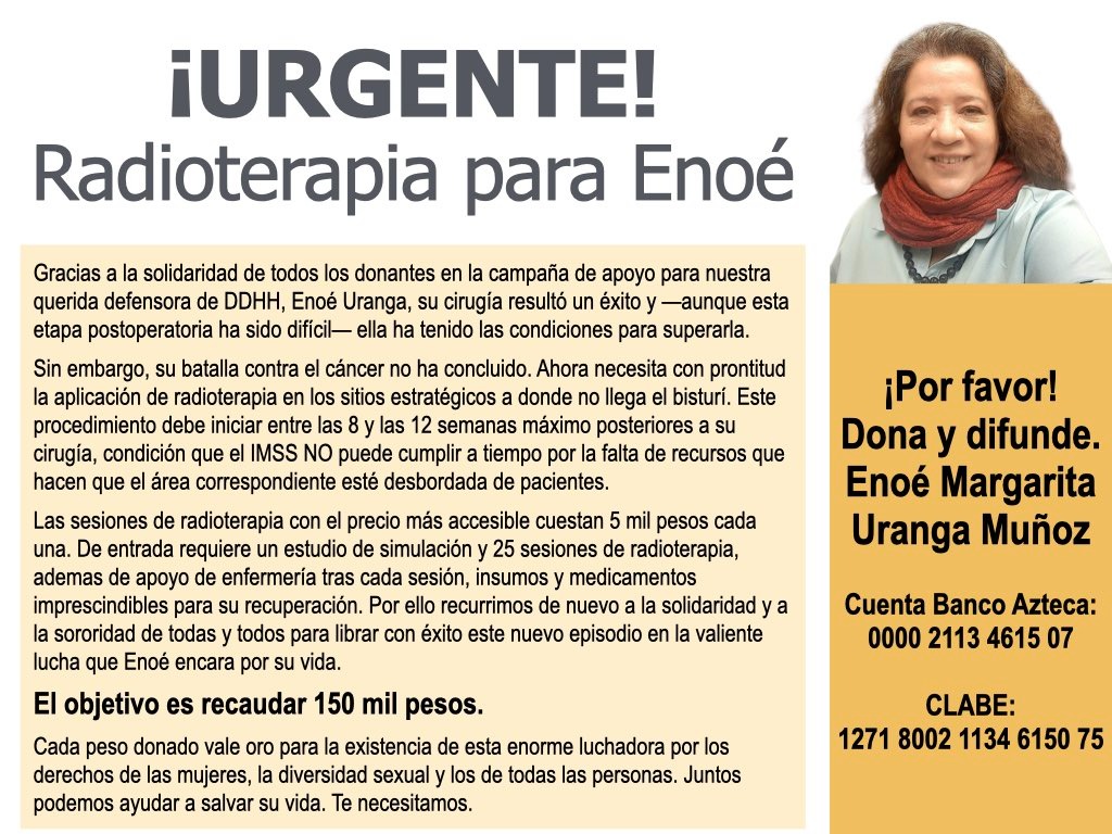Support Enoé Uranga’s Cancer Treatment campaign photo, 5 of 7