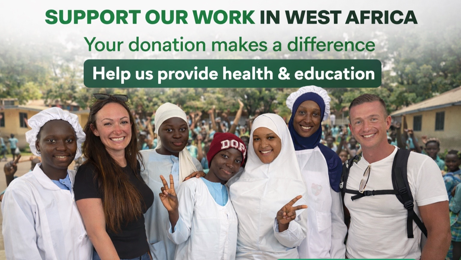 Help us improve school facilities in The Gambia