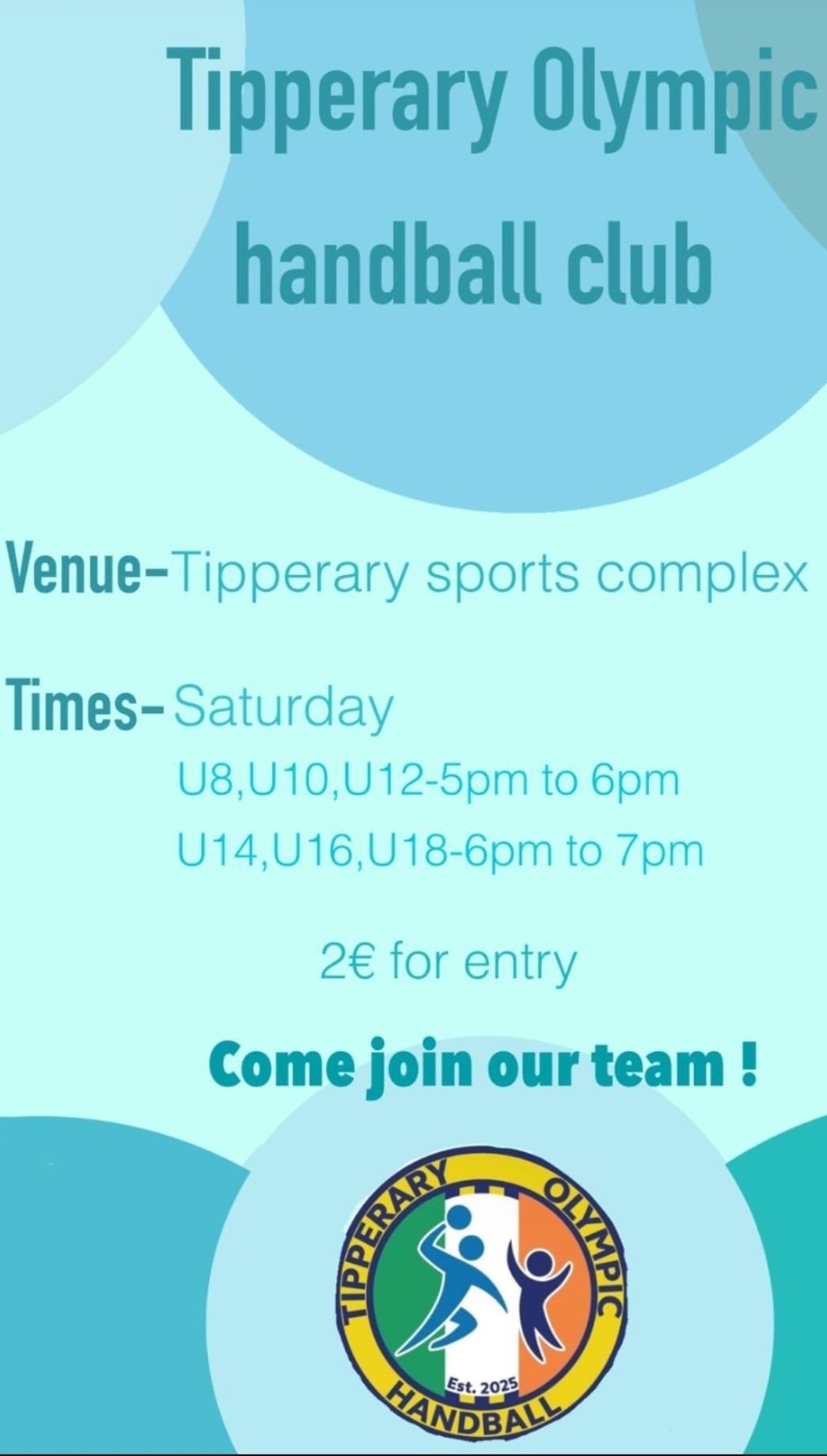 Tipperary Olympic handball club campaign photo, 2 of 4