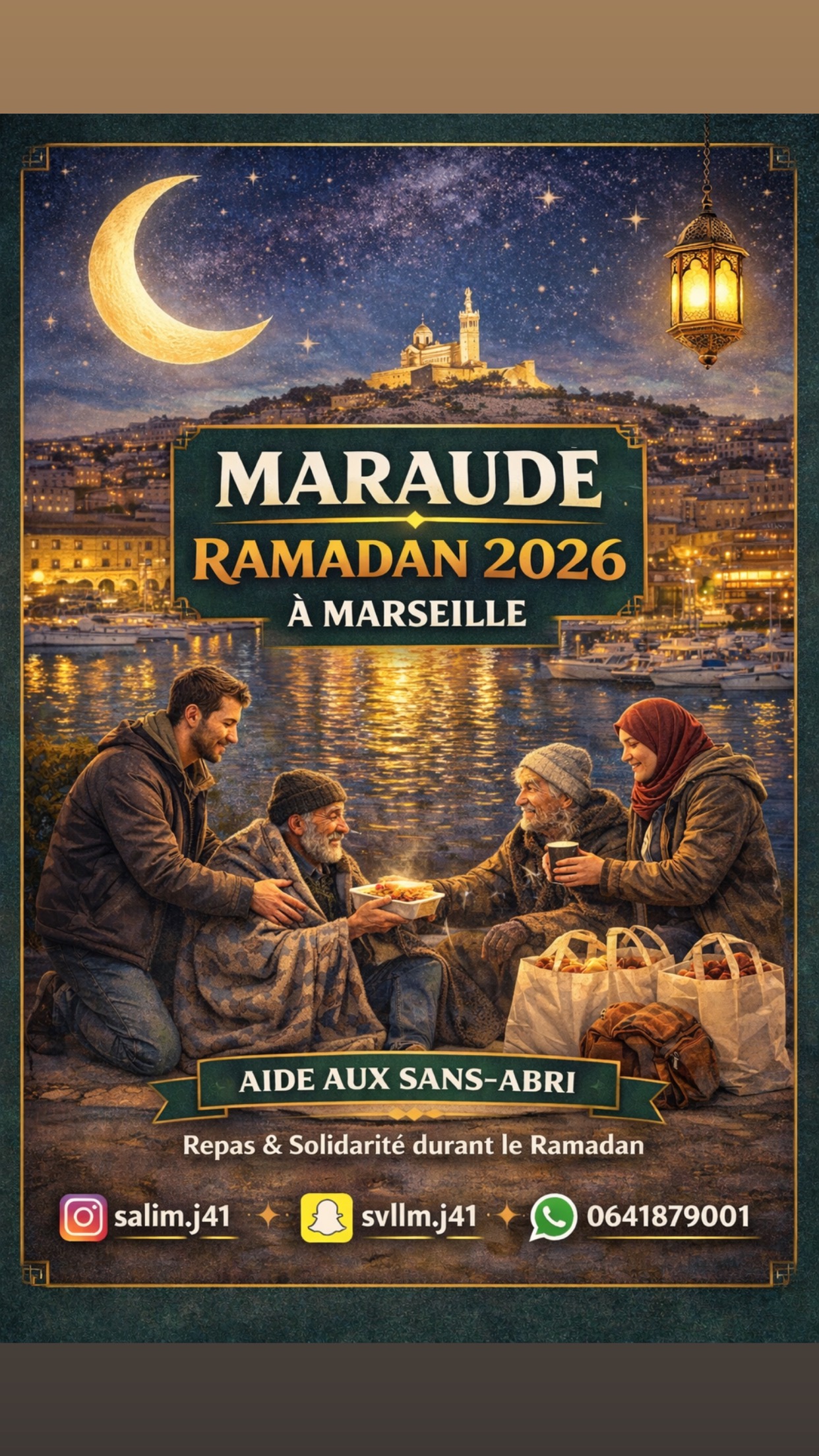 Maraude Ramadan 2026 — Aidons ensemble à Marseille campaign photo, 4 of 5