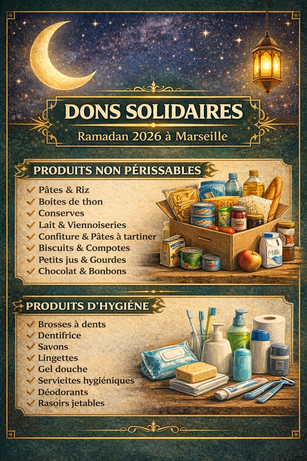 Maraude Ramadan 2026 — Aidons ensemble à Marseille campaign photo, 2 of 5
