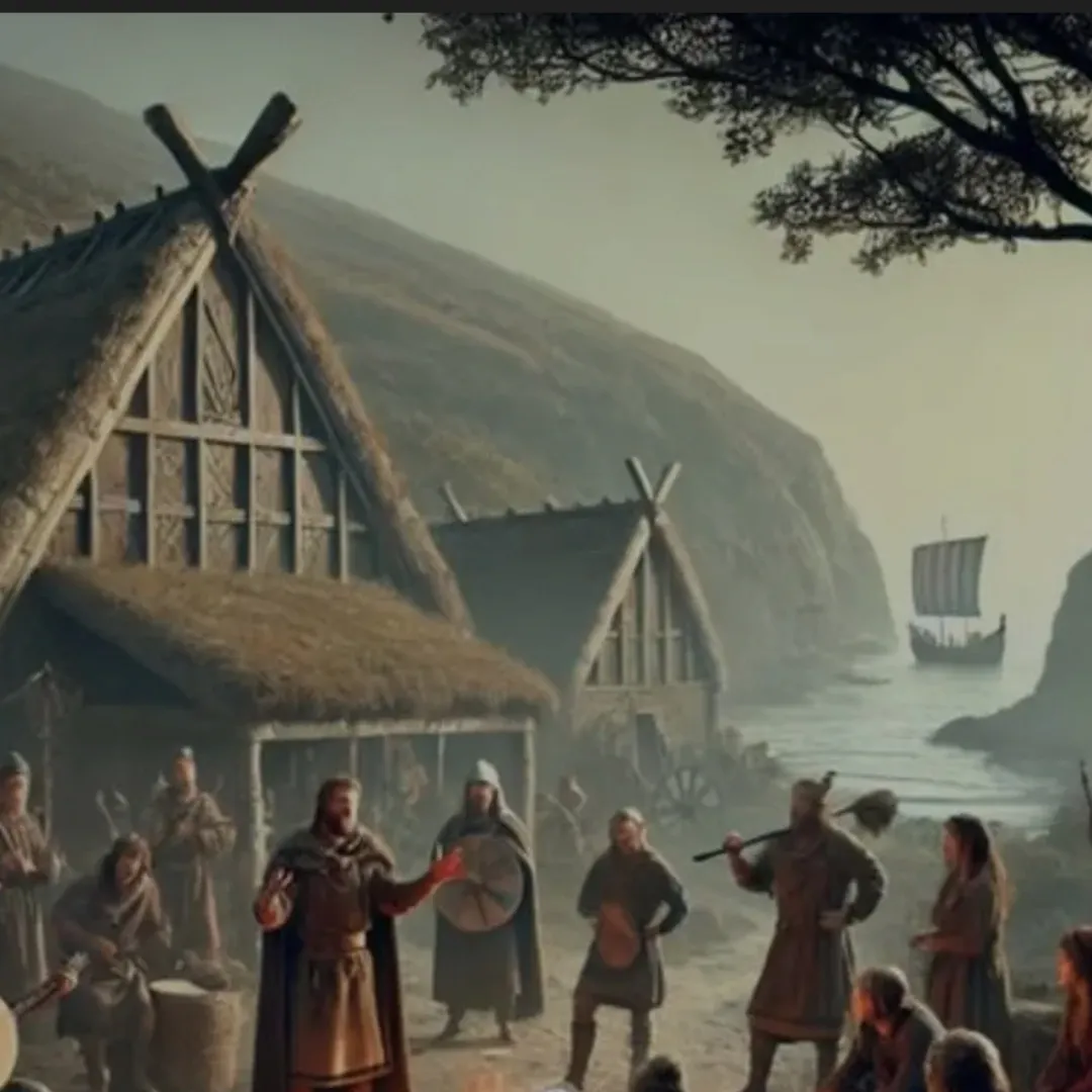 Building Grýtt Fjall Viking Village in the Rockies campaign photo, 6 of 7