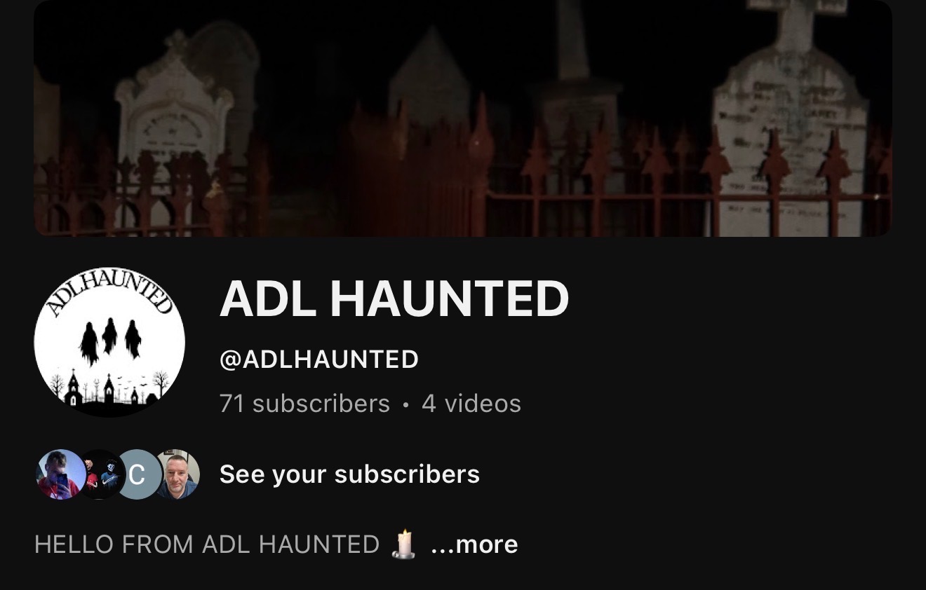 ADL HAUNTED – Help Us Keep Chasing the Unknown.. campaign photo, 5 of 6