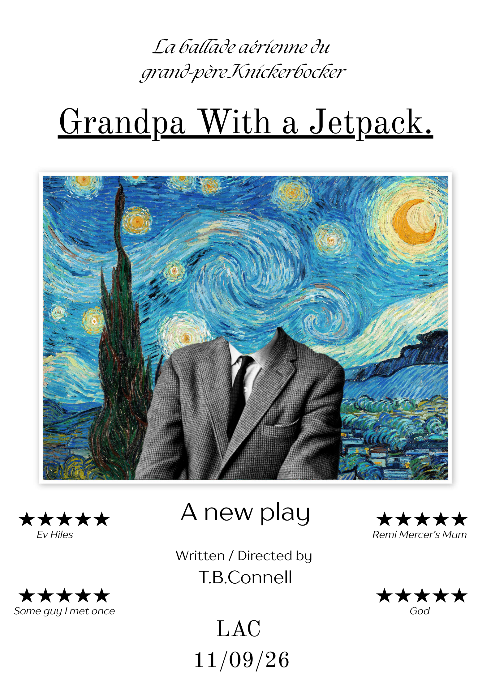 Grandpa with a Jetpack: Show fund campaign photo, 2 of 4