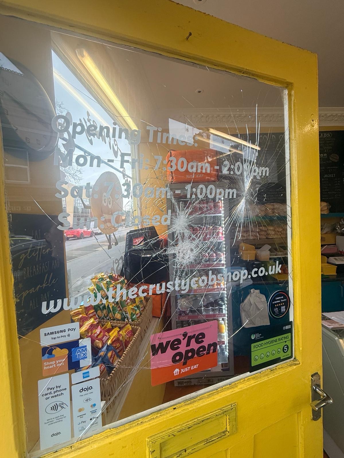 Donate to help fix the window at The Crusty Cob campaign photo, 5 of 6