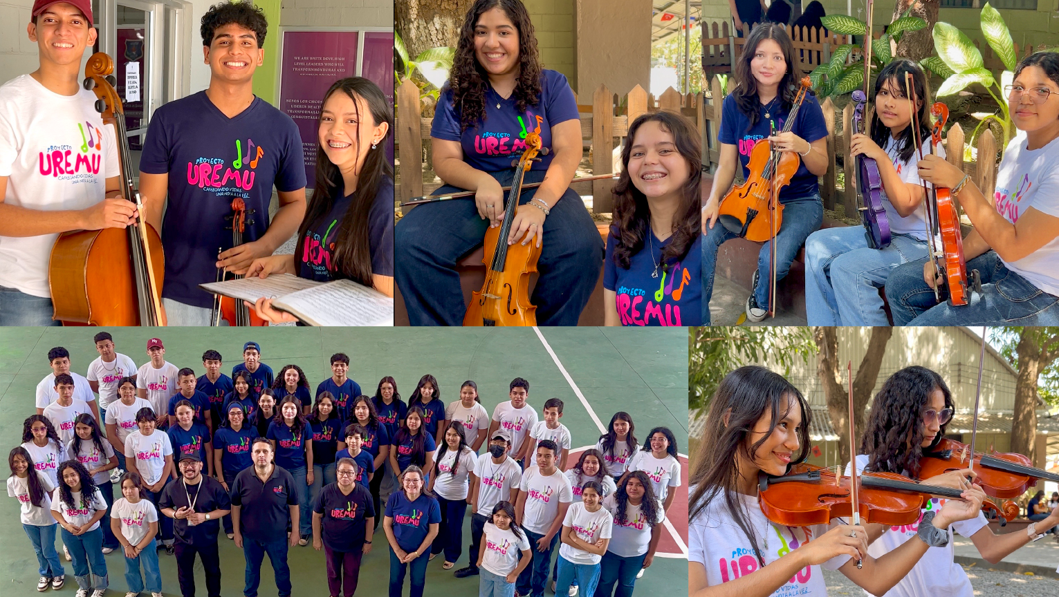 Ayuda a 41 niños músicos de Honduras a tocar en Argentina