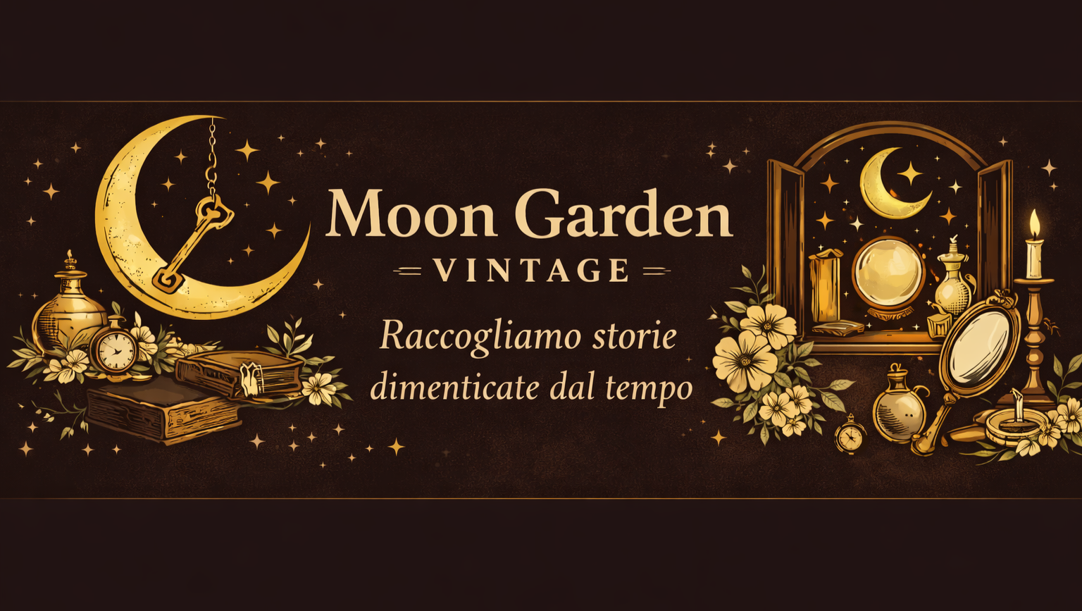 Aiutami a fare nascere Moon Garden Vintage photo