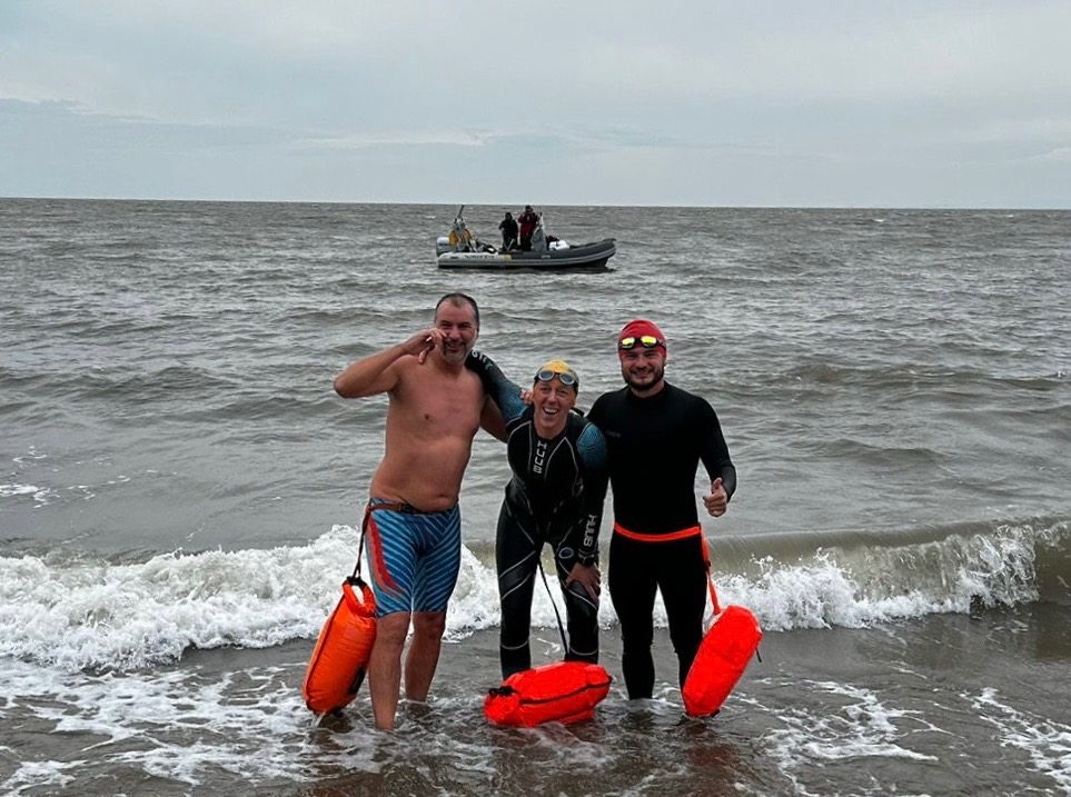 Flatholm Island “Swim Against Sewage”. campaign photo, 4 of 5