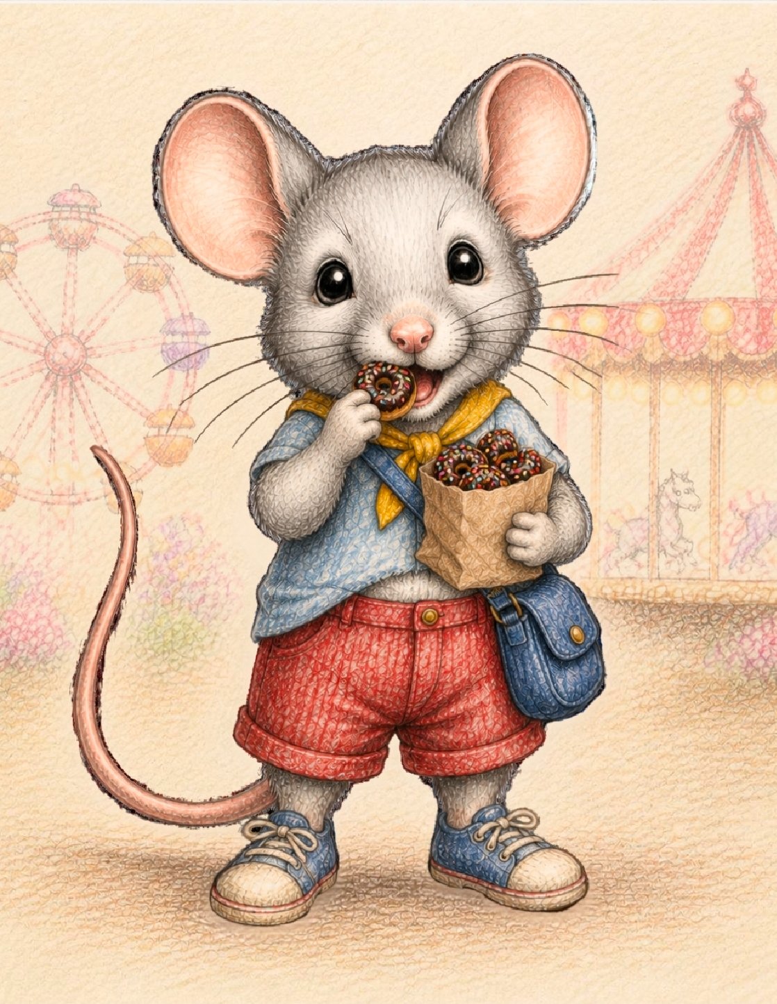 Publication of Tally the Woodland Mouse campaign photo, 6 of 7