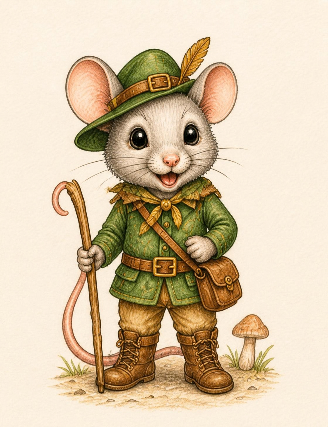 Publication of Tally the Woodland Mouse campaign photo, 4 of 7