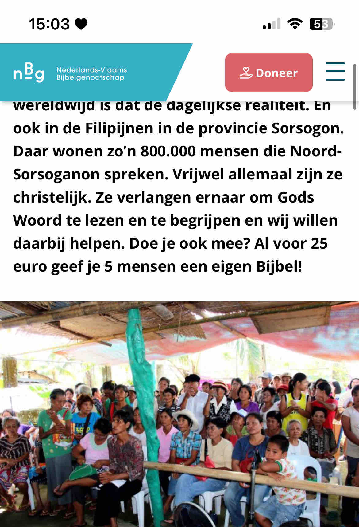 Halve Marathon voor Bijbelvertaling!! campaign photo, 2 of 4