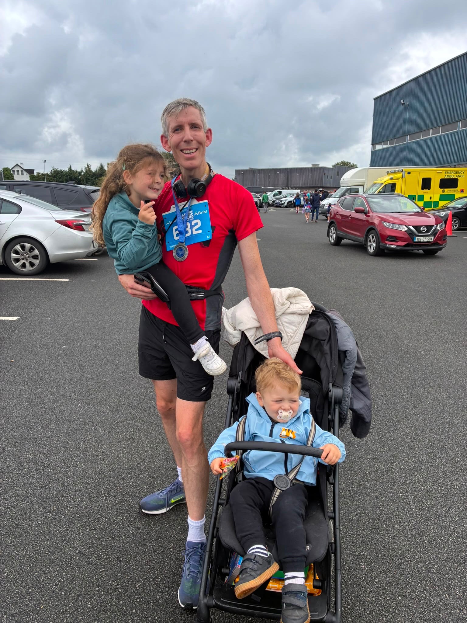 Running principal raising funds for ASD Classroom Swing campaign photo, 5 of 7