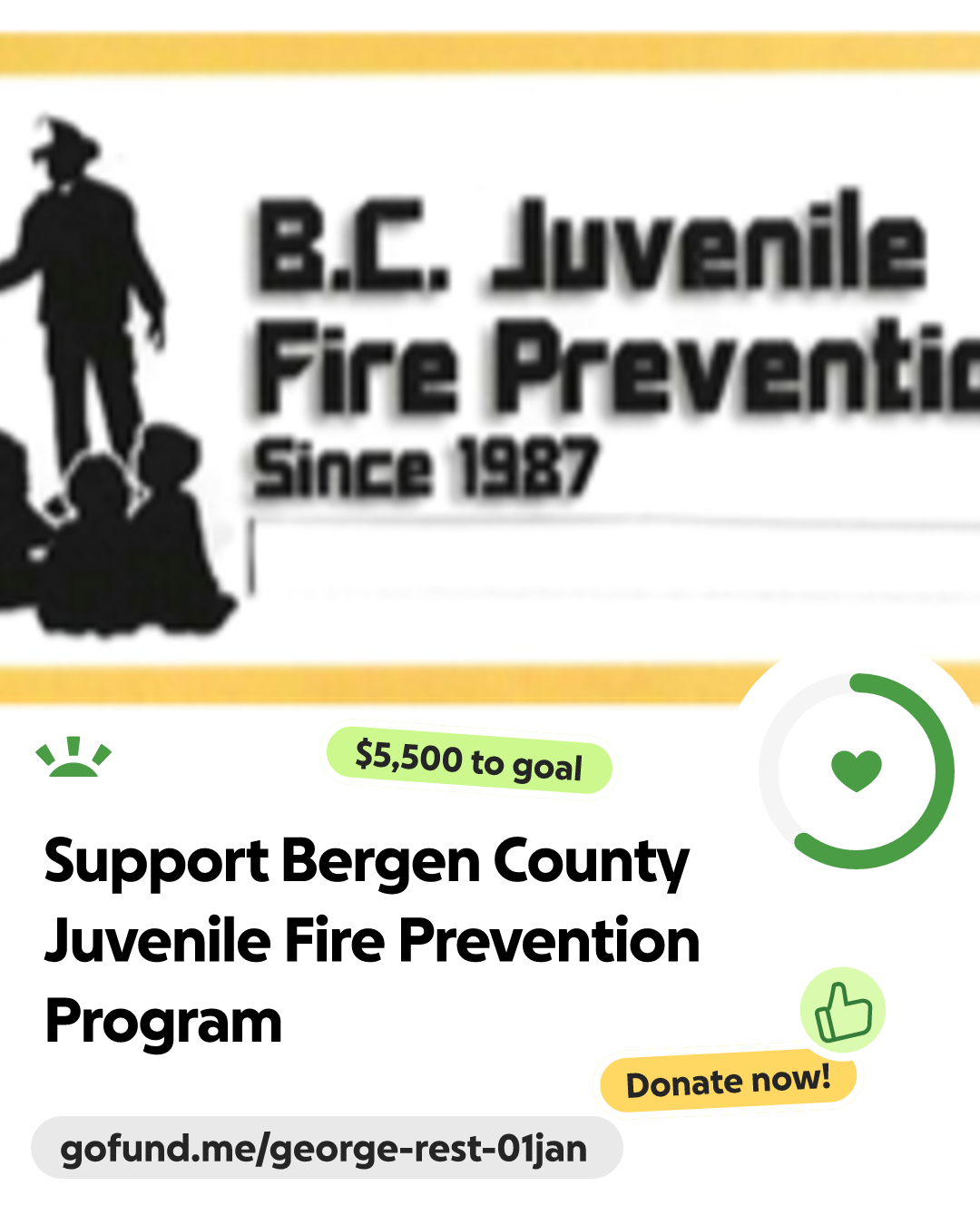 Support Bergen County Juvenile Fire Prevention Program campaign photo, 4 of 8