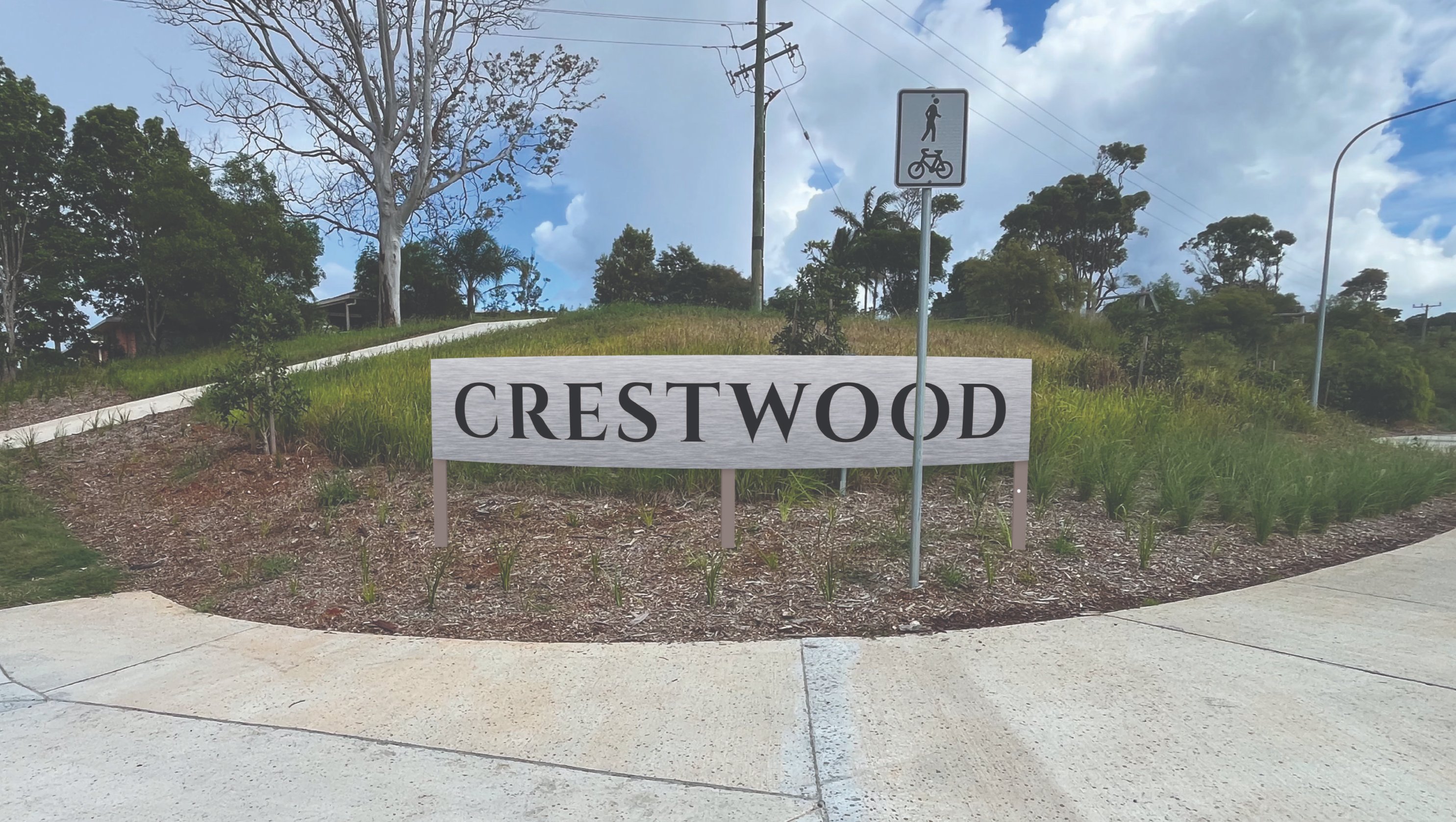 Fundraiser by Rob Lloyd : Crestwood Estate New Entry Signs