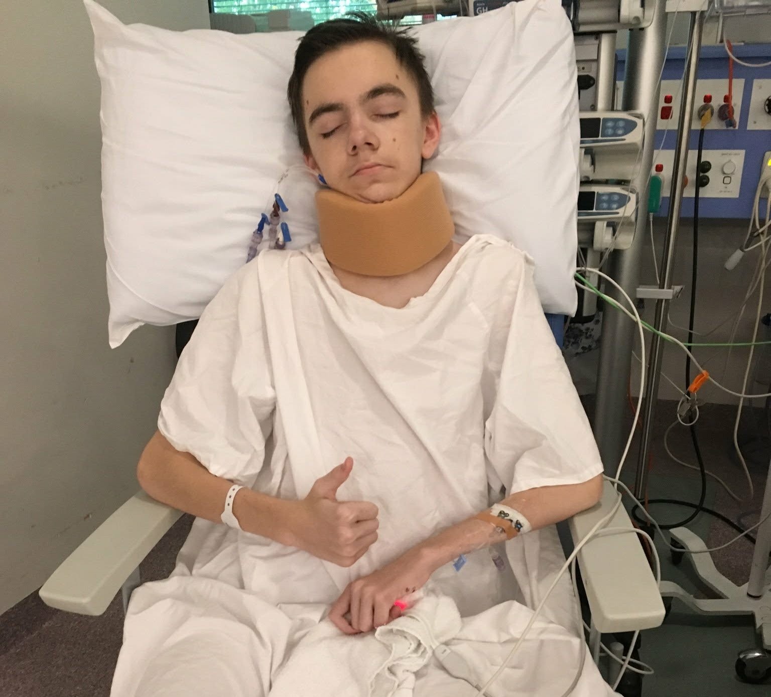 The Final Hurdle - Help Zac breathe, eat & finally heal campaign photo, 7 of 8