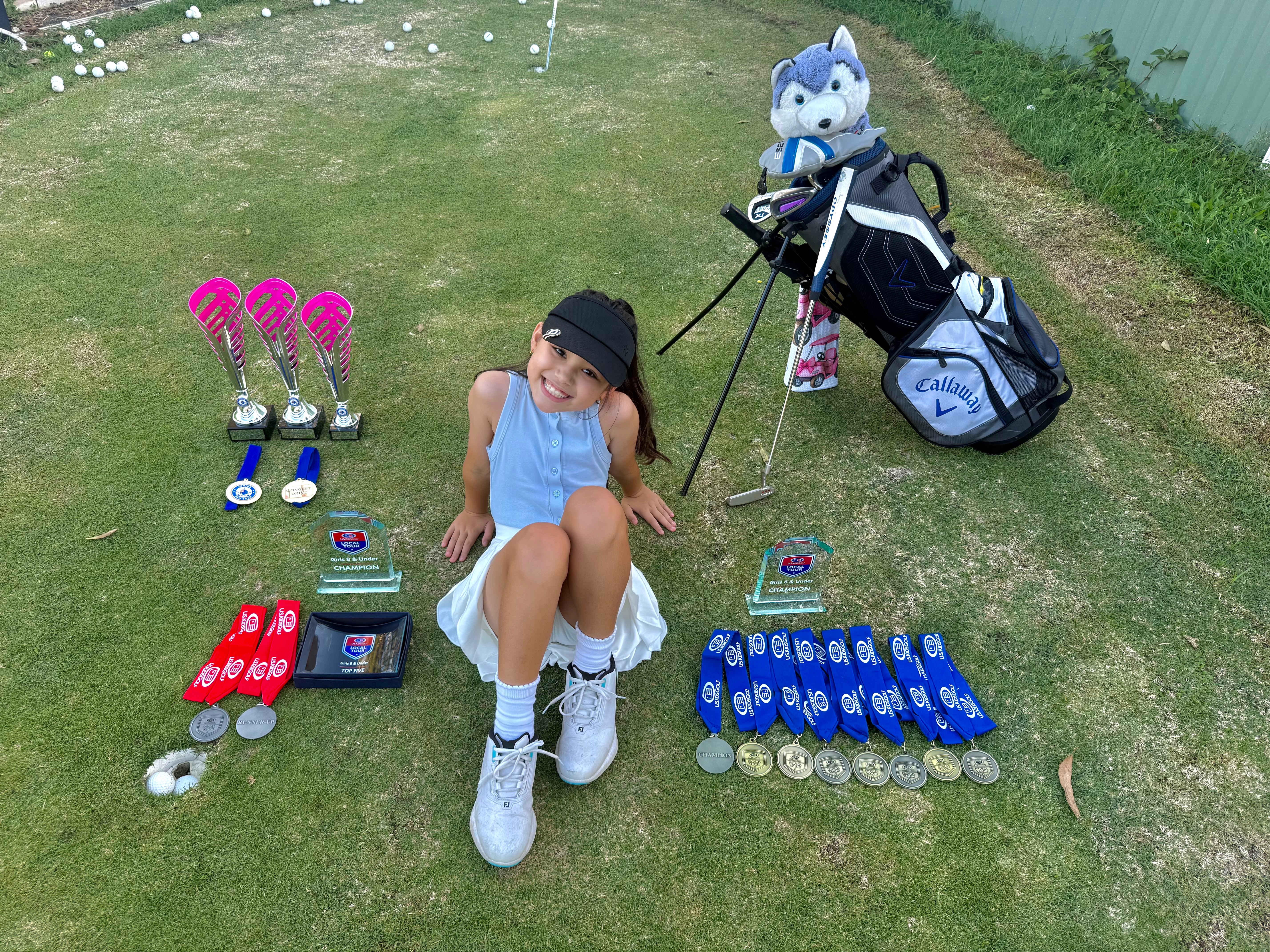 Help Rianna (8) get to the U.S. Kids Golf World Championship campaign photo, 2 of 5