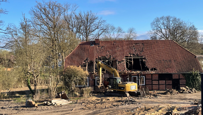 Rettung eines denkmalgeschützten Hauses photo