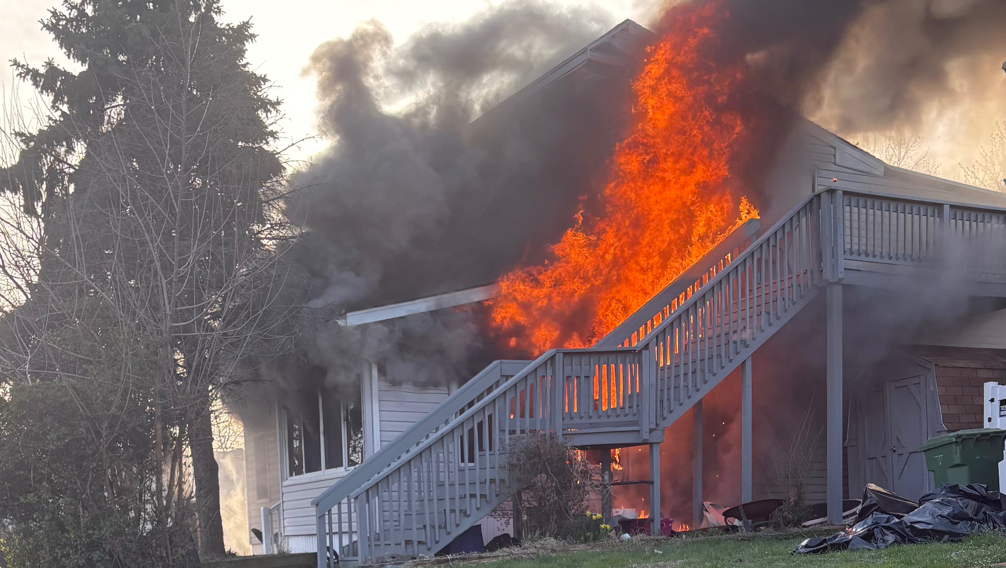 House fire took everything and our sweet dog Bella !! photo