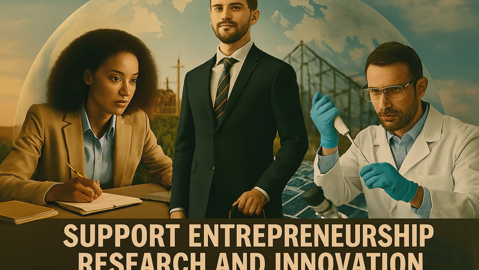 Ajuda a Empreender e Desenvolver o Mundo photo