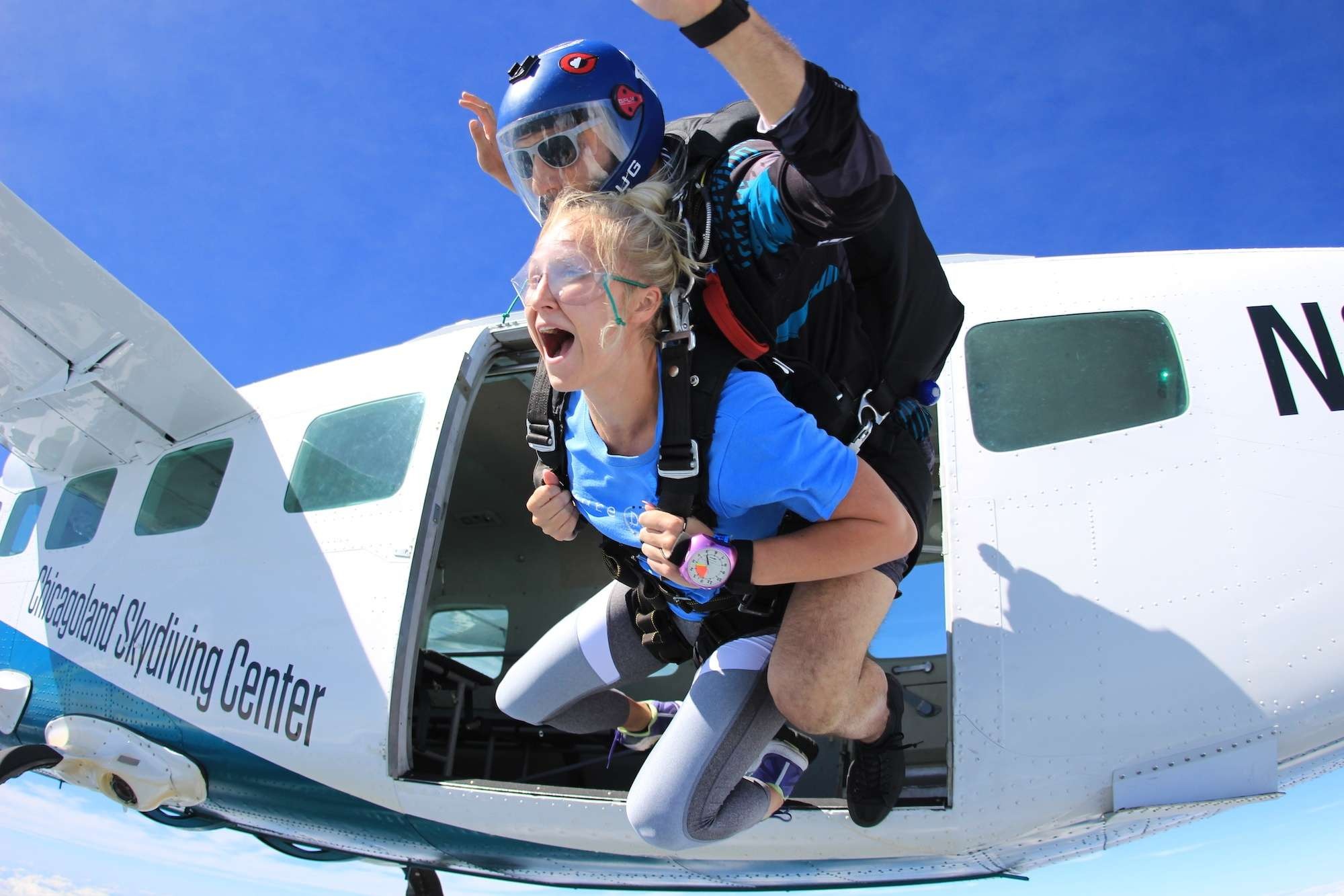 Kayla is jumping out of a plane for Dementia campaign photo, 2 of 4