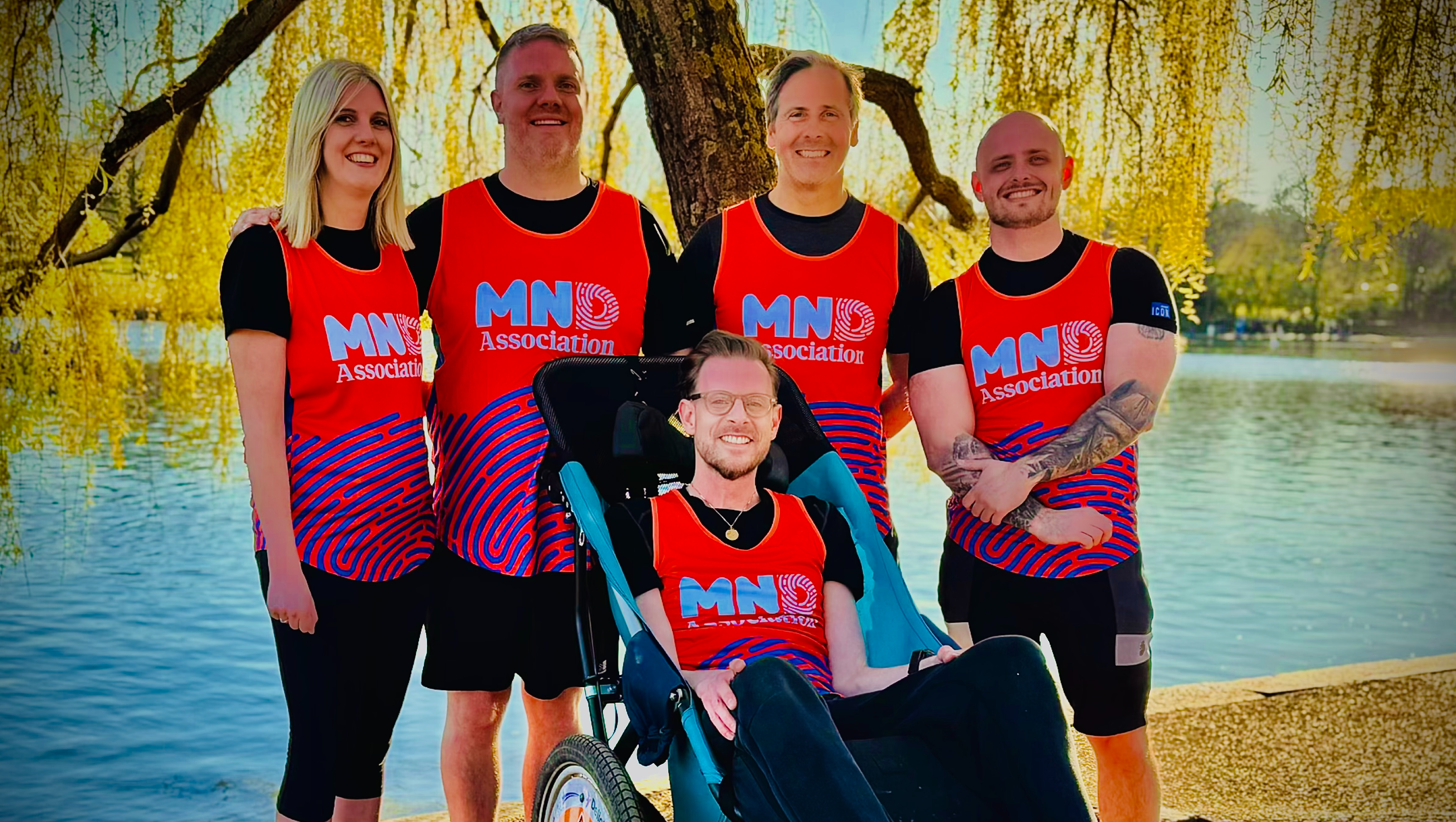 Matthew Cox Running for charity, carried by Love photo