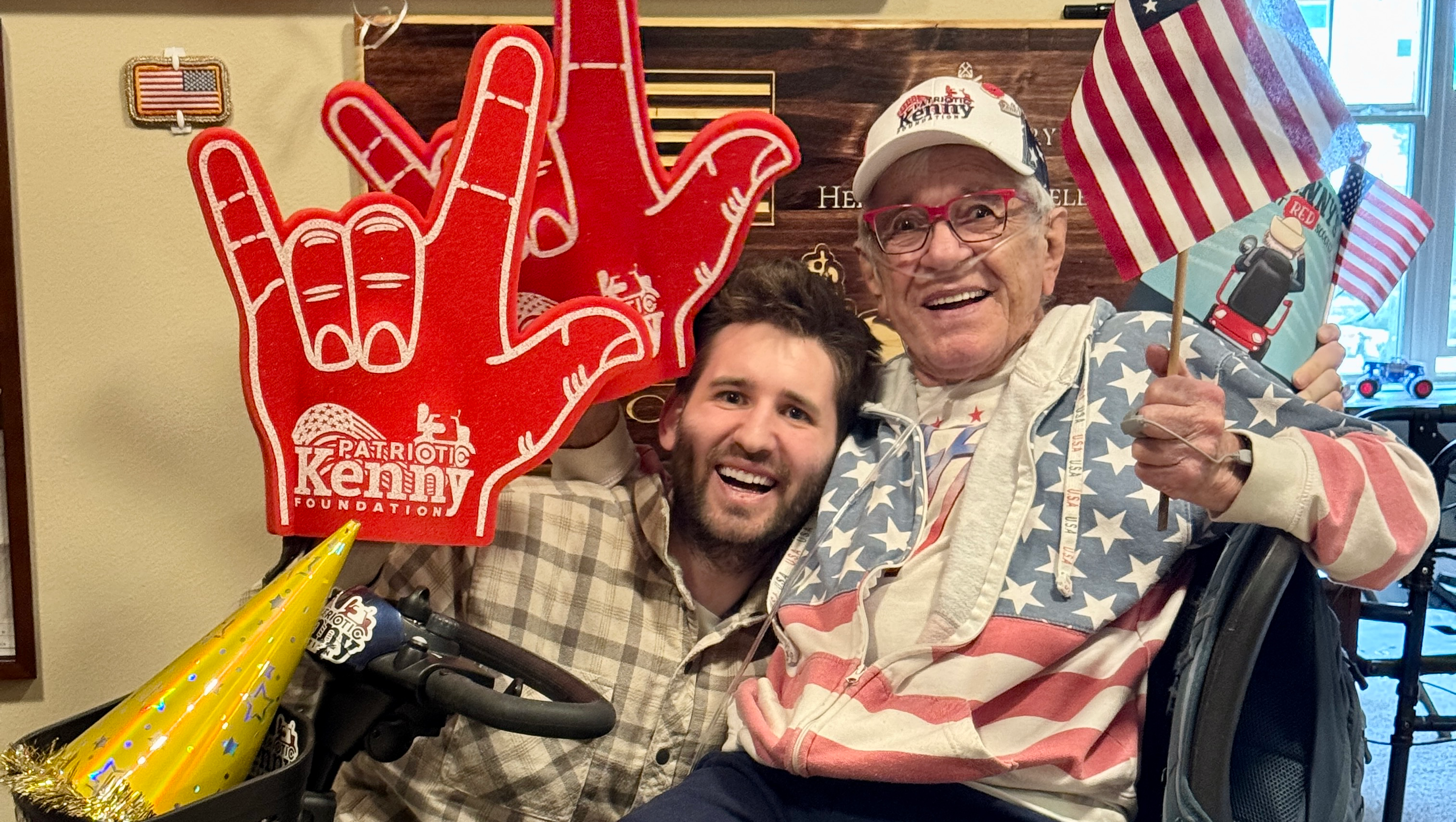 Help Patriotic Kenny Receive Care and Help Veterans photo