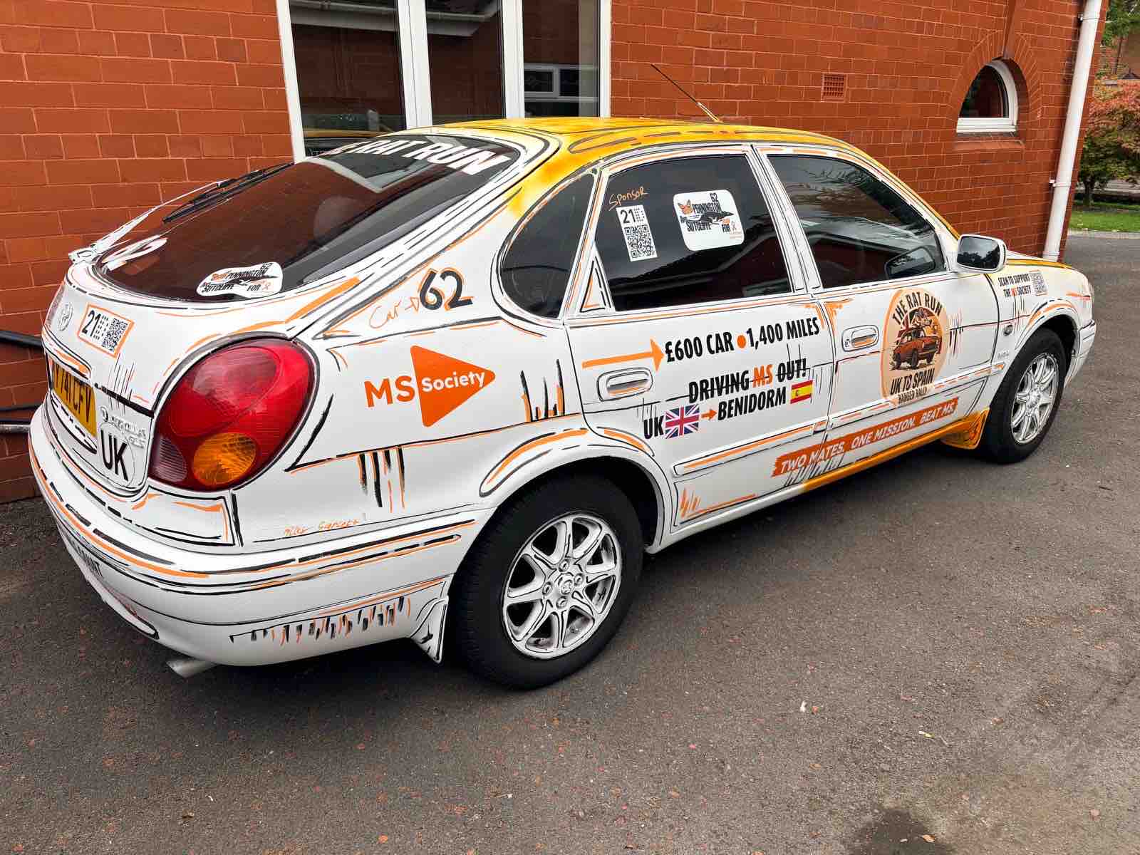 Multiple Sclerosis-The Rat Run convoy campaign photo, 6 of 12