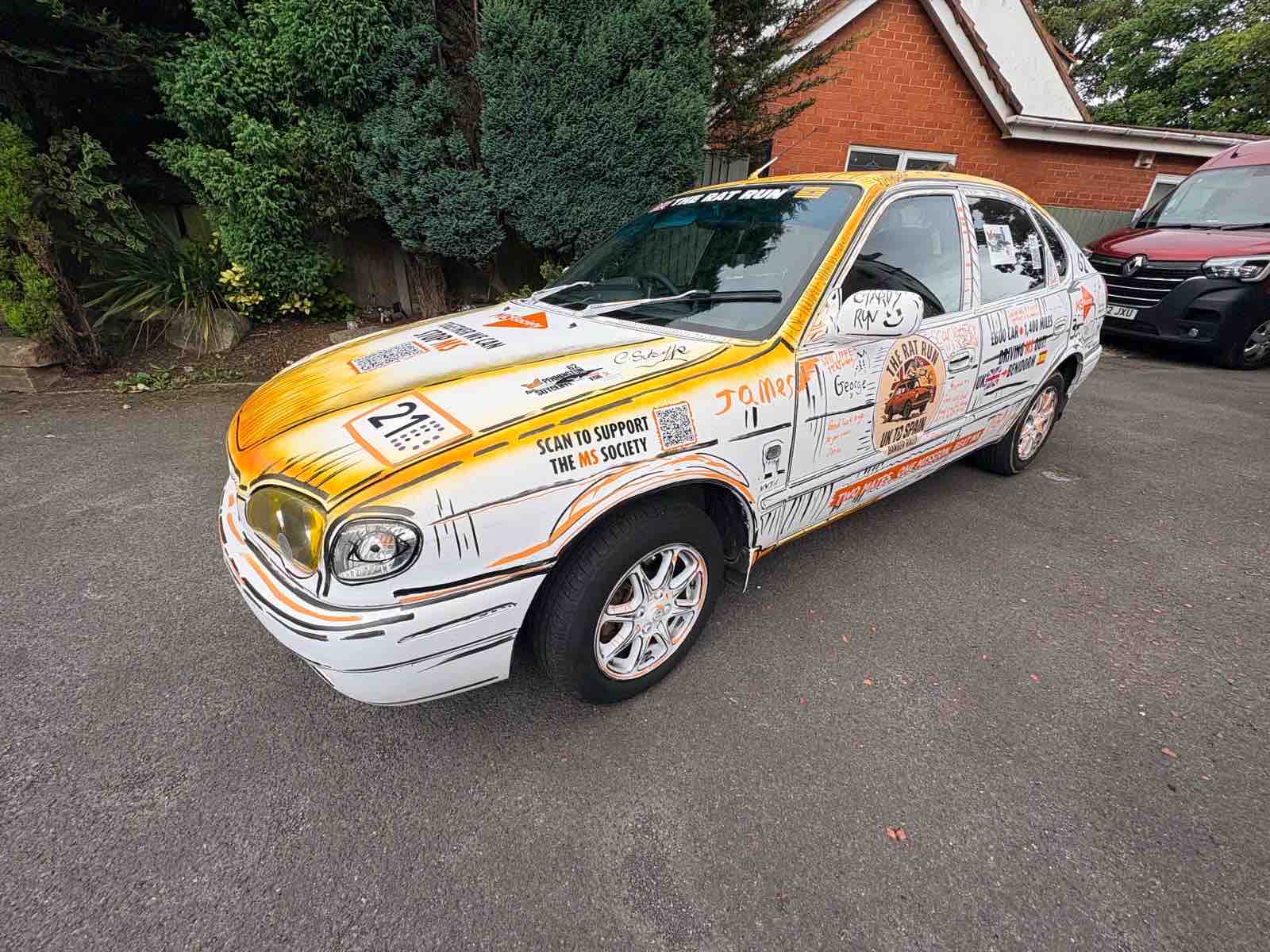 Multiple Sclerosis-The Rat Run convoy campaign photo, 8 of 12