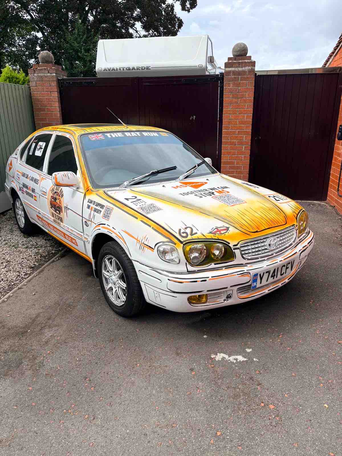 Multiple Sclerosis-The Rat Run convoy campaign photo, 9 of 12