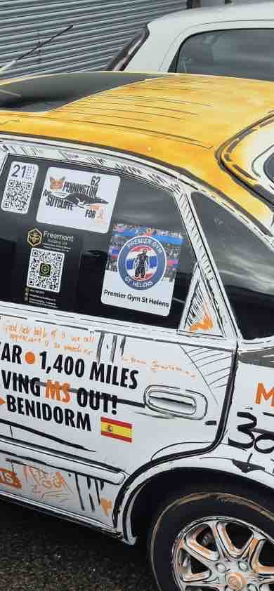 Multiple Sclerosis-The Rat Run convoy campaign photo, 10 of 12