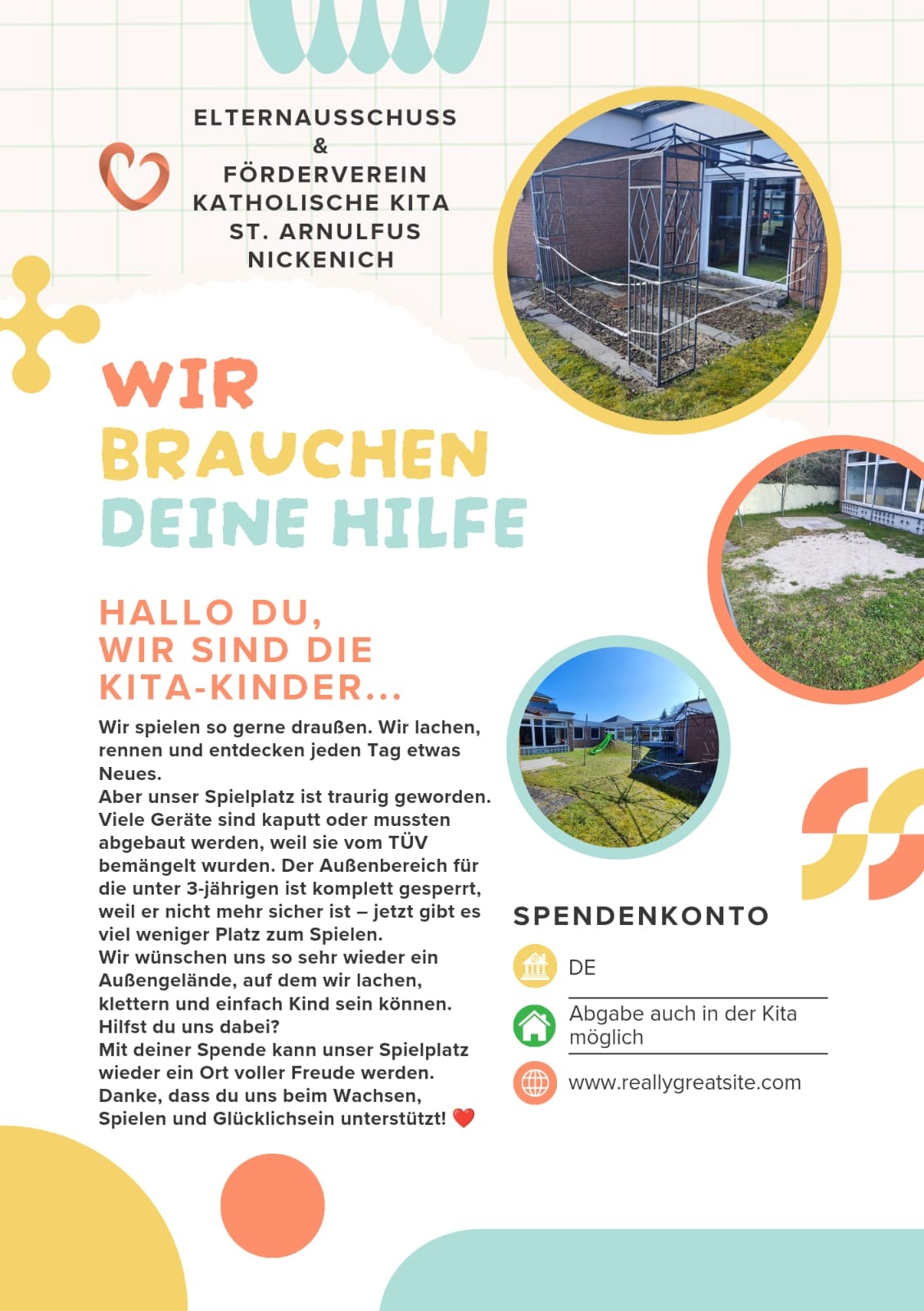Wir brauchen Hilfe für unseren Außenbereich der KiTa campaign photo, 5 of 6
