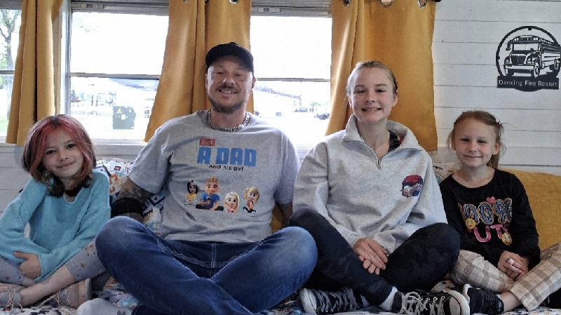 Help a Dad & 3 Girls Secure Their Home photo