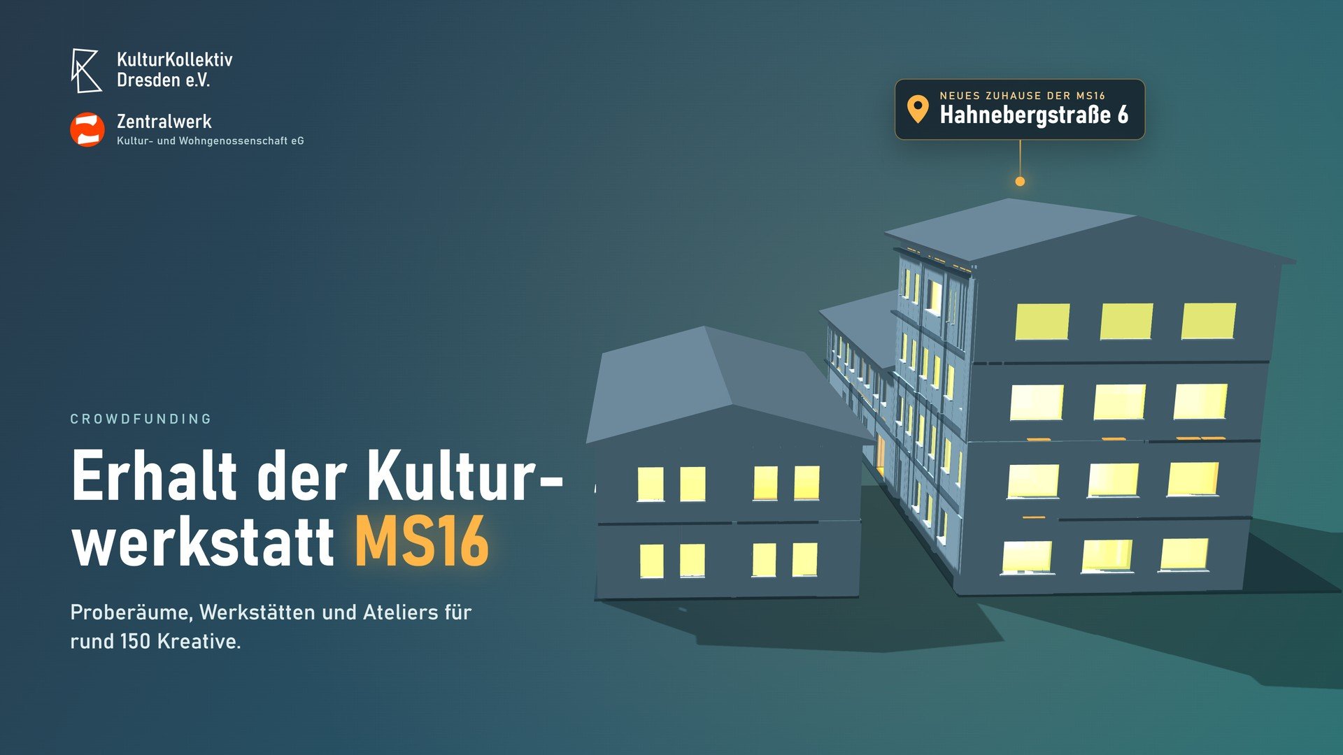 Kampagnen-Foto für Erhalt der KULTURWERKSTATT MS16, 4 von 6