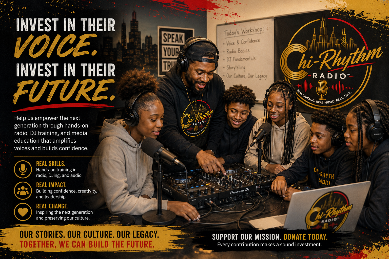 DJ Launches Radio Station for Youth & Steppin’ Culture campaign photo, 2 of 5