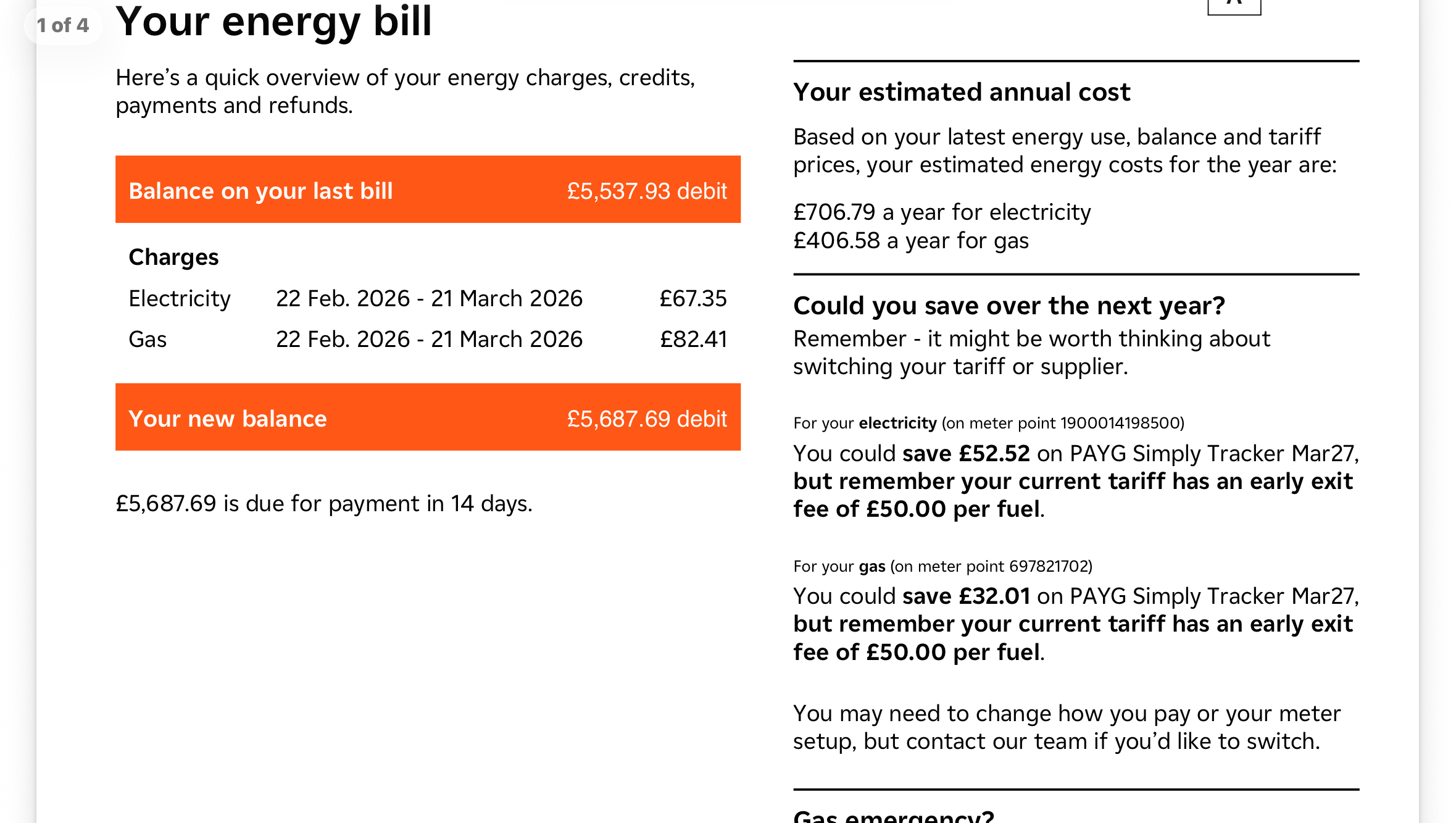 Help towards my monthly bills  photo