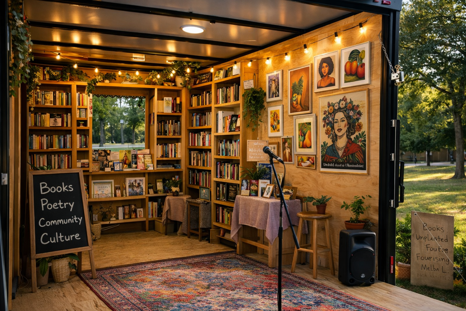 Help Build Poetic Nectar Mobile Bookshop & Stage campaign photo, 2 of 4