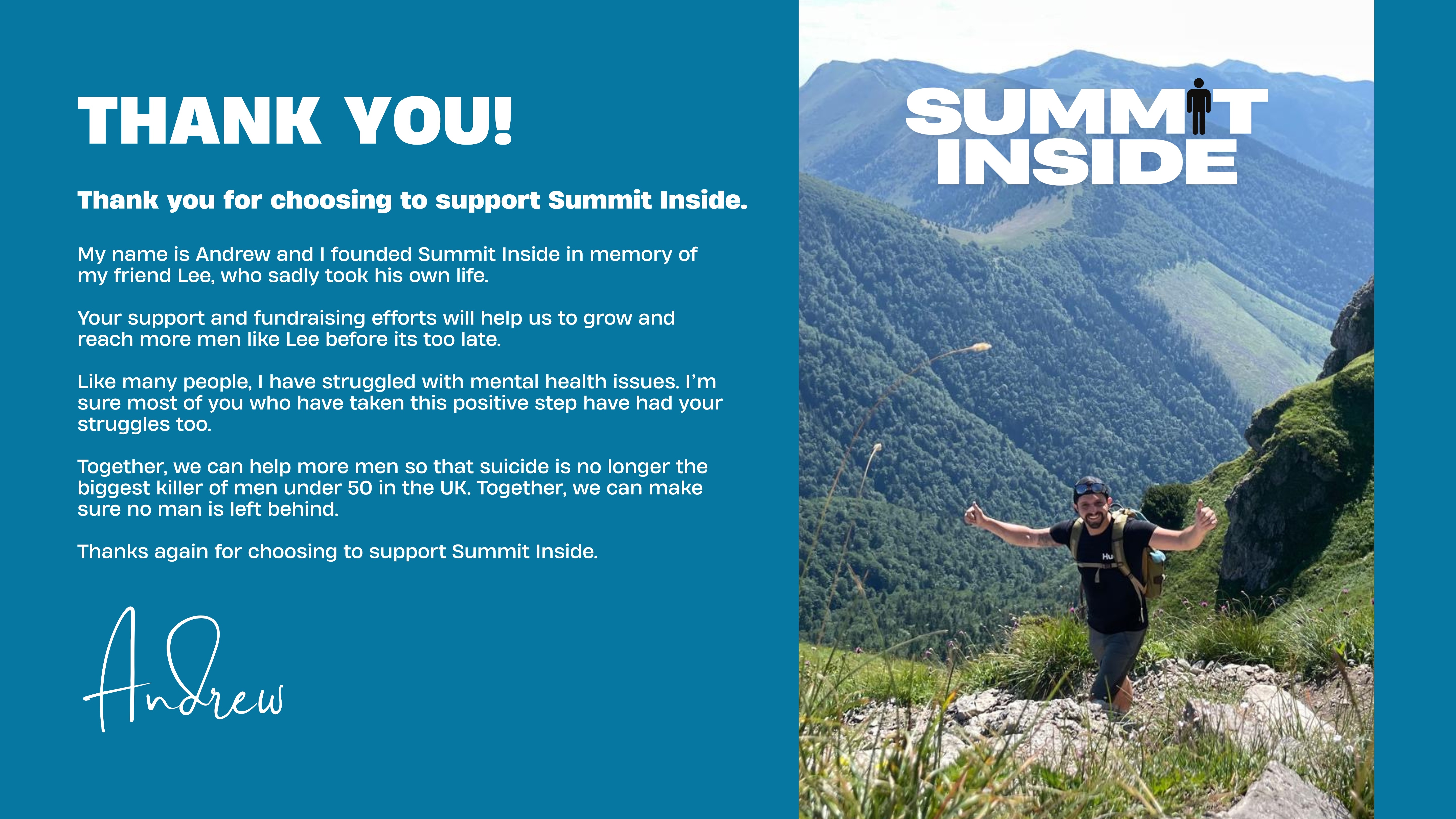 Summit Inside Charity - Men's Mental Health & Suicide campaign photo, 4 of 8