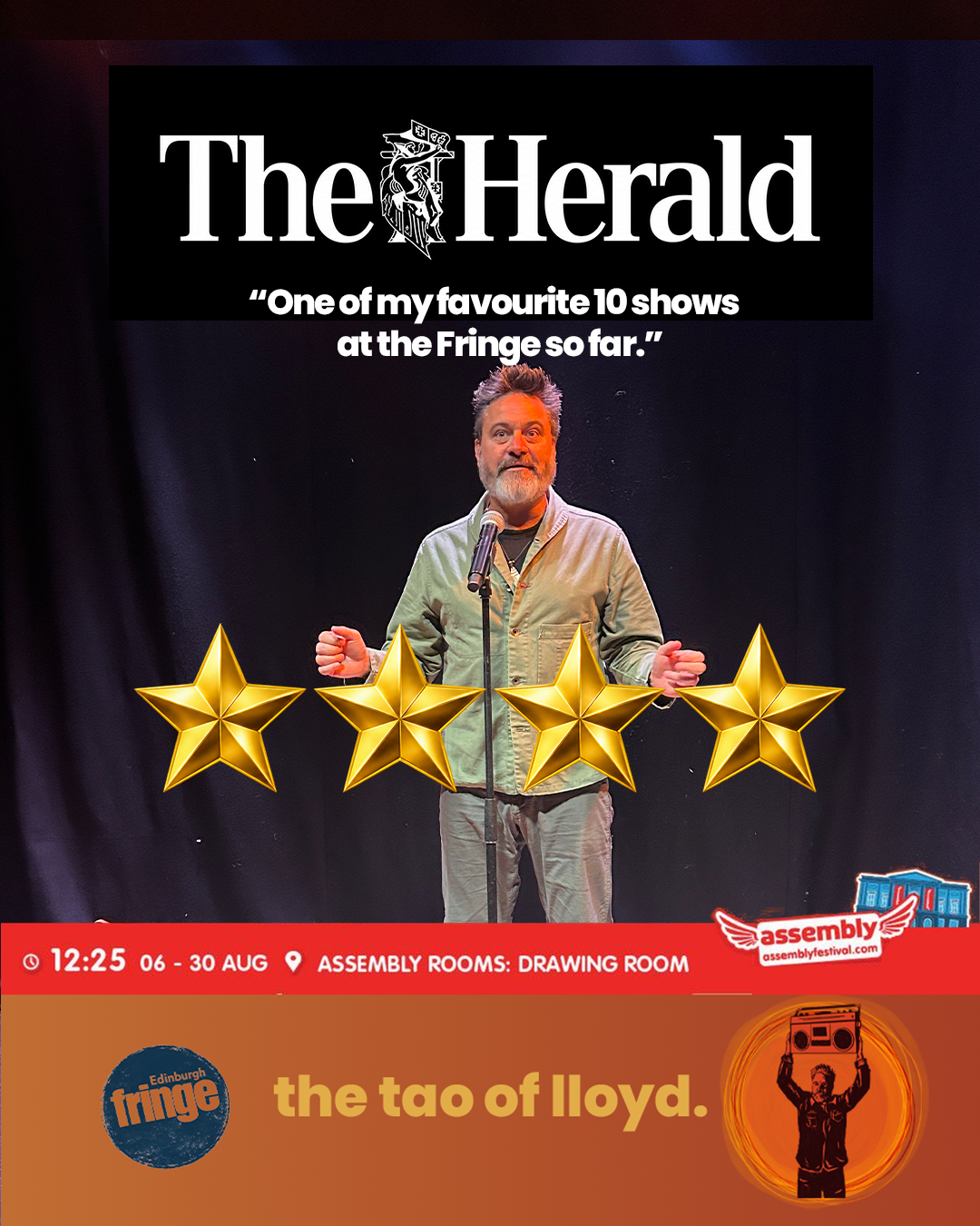 Help Me Take The Tao of Lloyd to Edinburgh campaign photo, 4 of 8