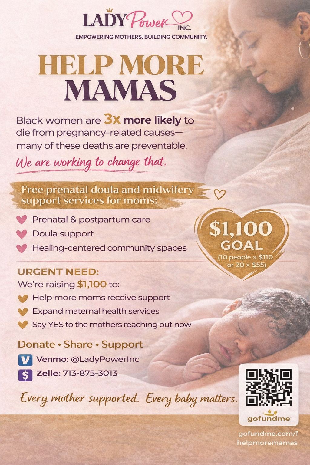 Every Mother Supported. Every Baby Matters. campaign photo, 6 of 7