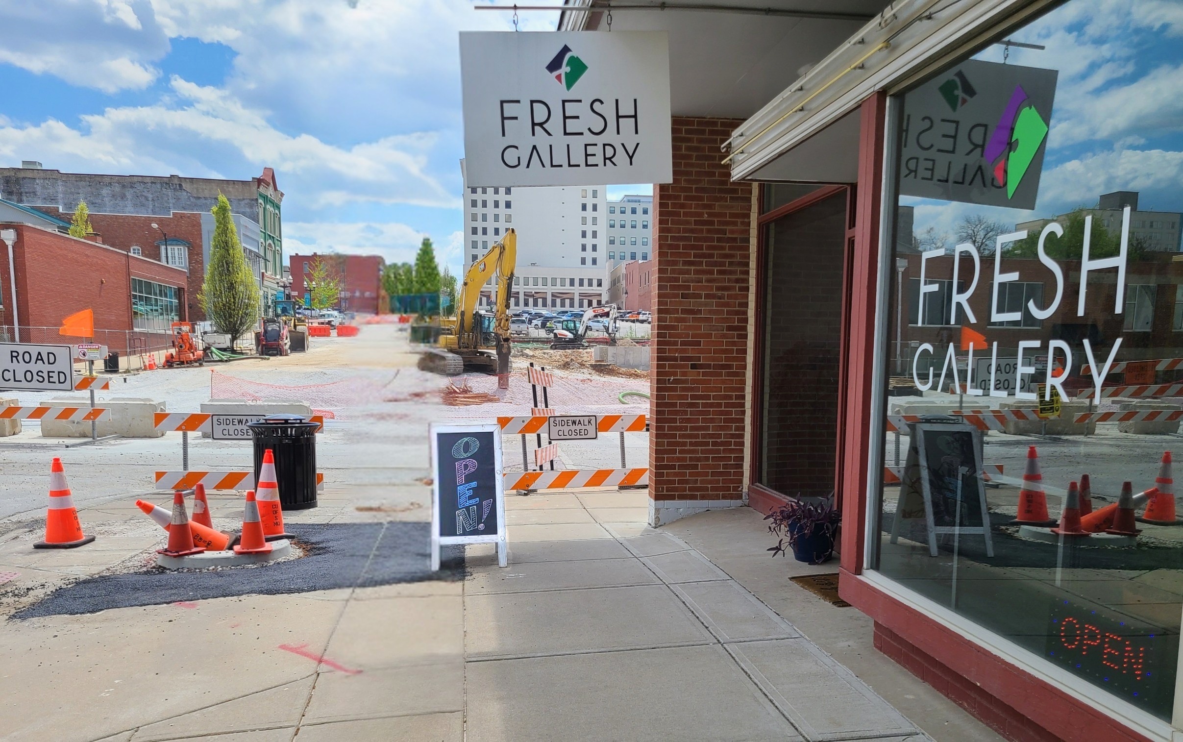 Help Fresh Gallery Survive Renew Jordan Creek Construction campaign photo, 4 of 6
