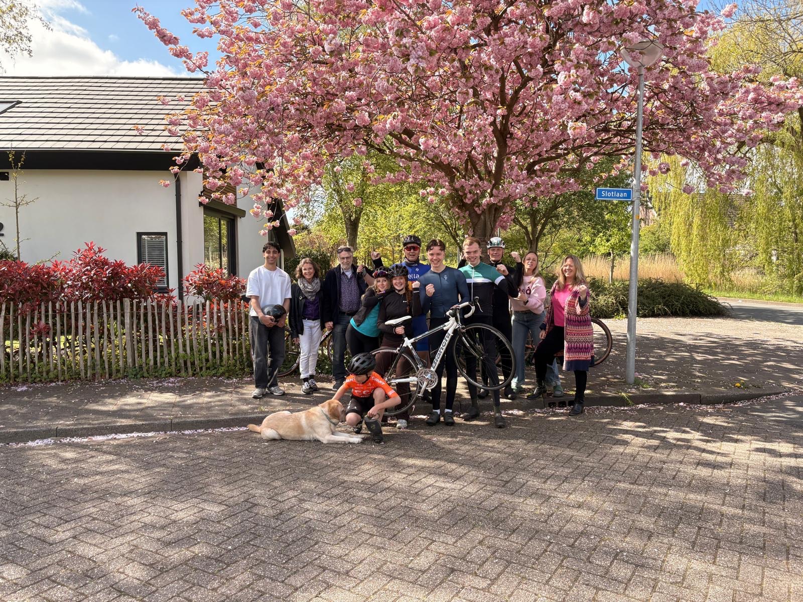 Foto van campagne 160 KM fietsen voor Dalisay Recovery en inloophuis Medemblik, 4 van 6