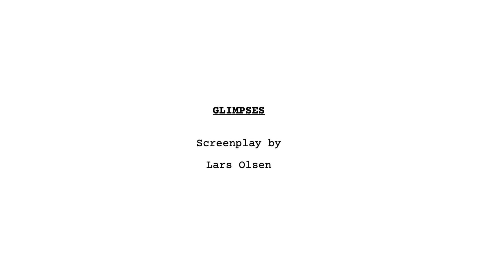 Help make “Glimpses” - a Trans Body Horror Short photo