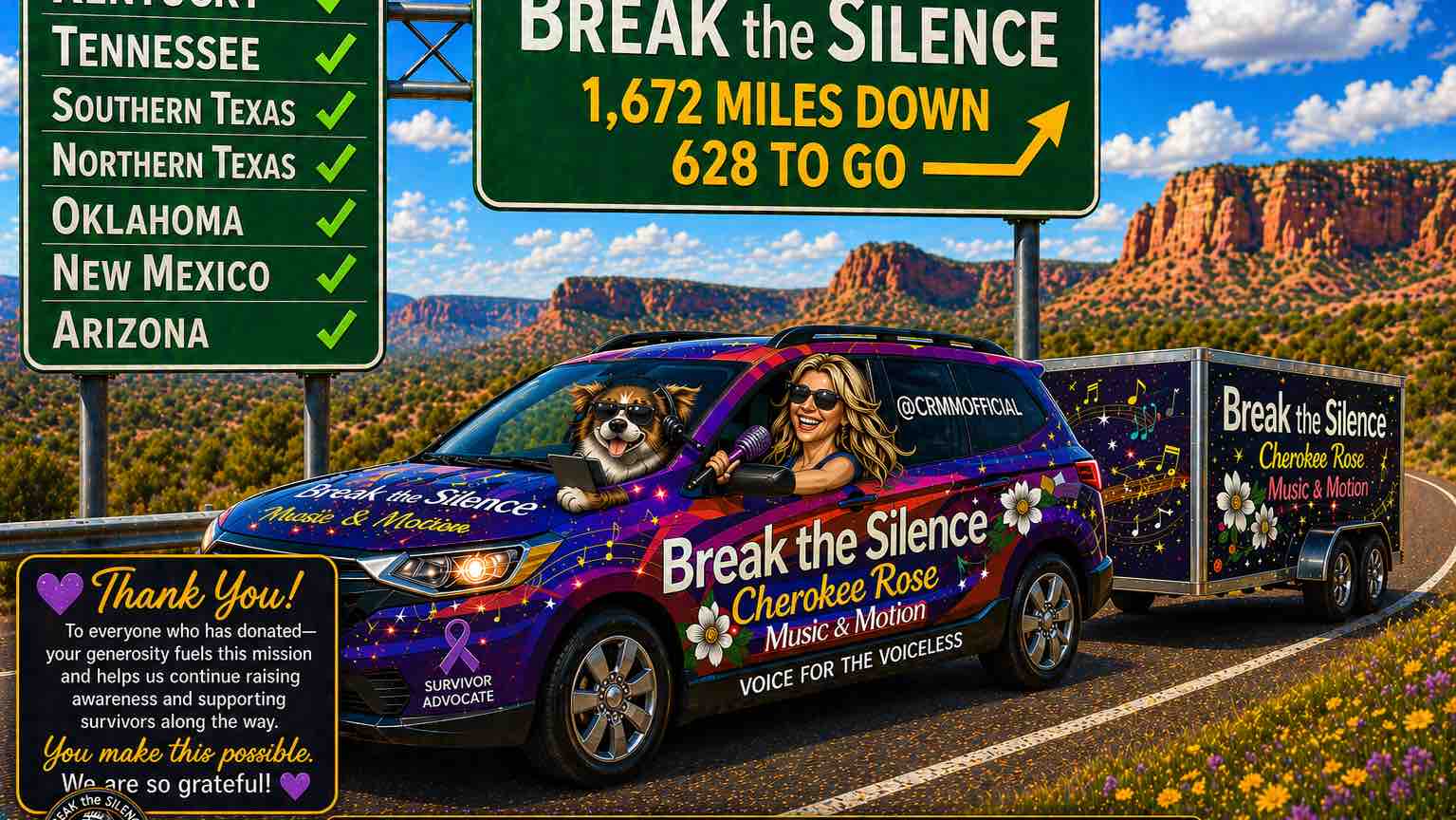 Break the Silence Road Trip – Cherokee Rose photo