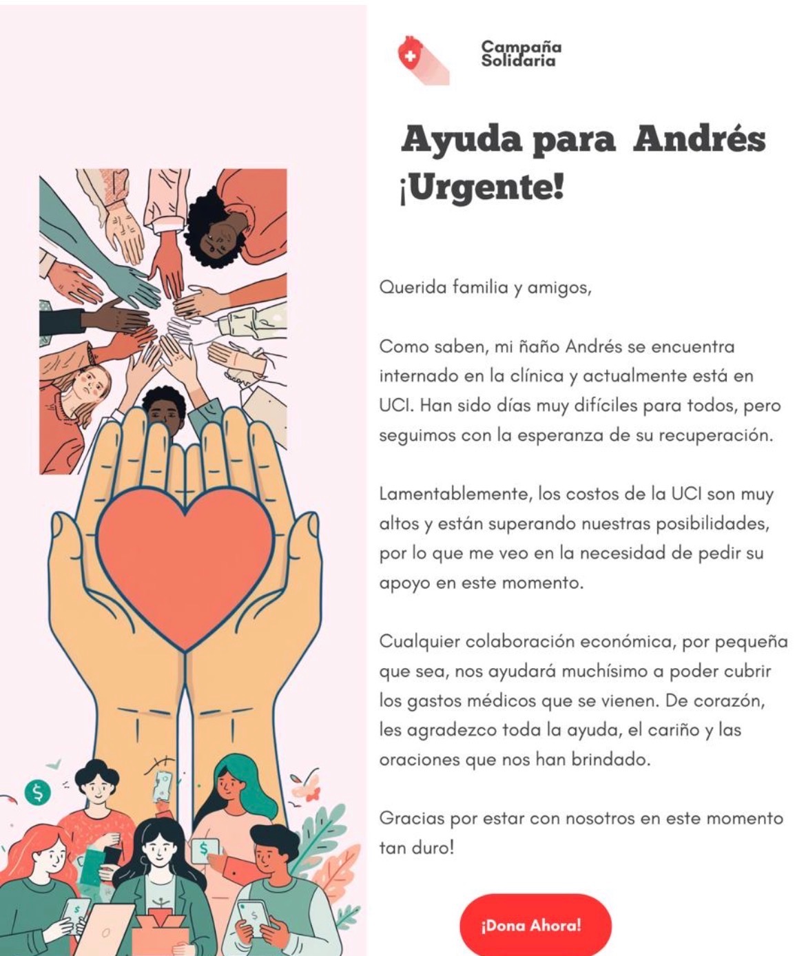 Ayuda urgente para Andres campaign photo, 2 of 4