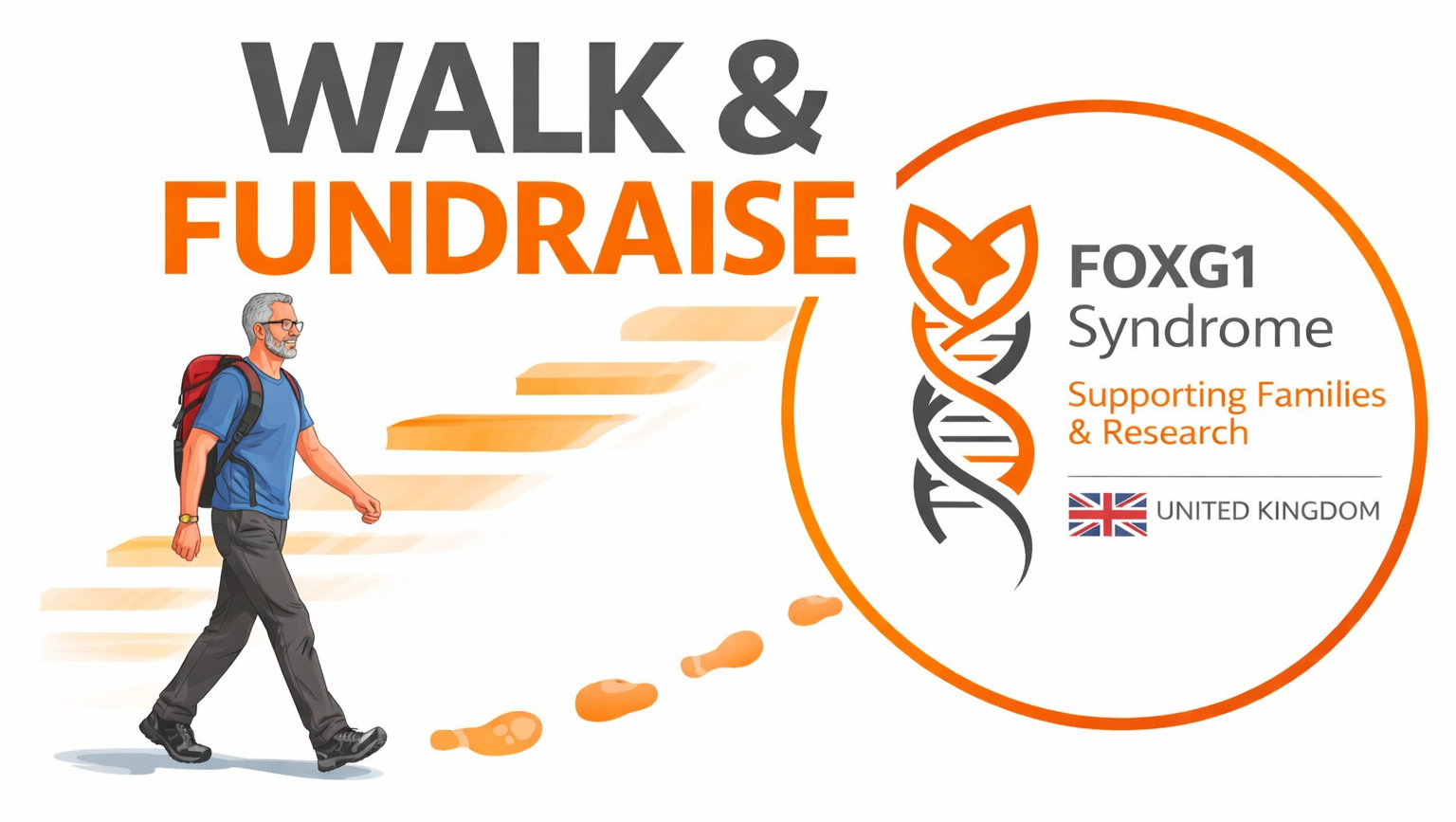 Step by Step for FOXG1 : Donate to help fund vital research photo