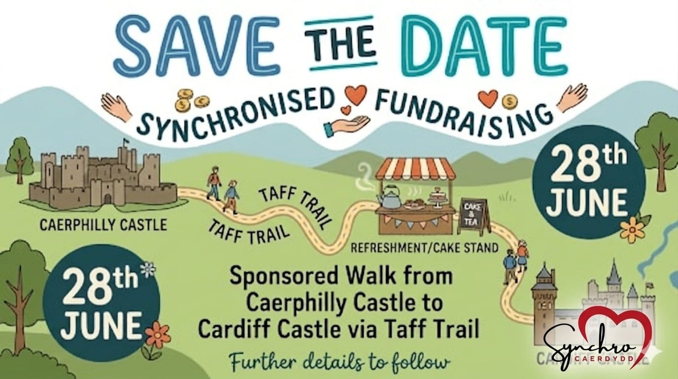 We’re walking 10 miles to support Synchro Caerdydd campaign photo, 2 of 3